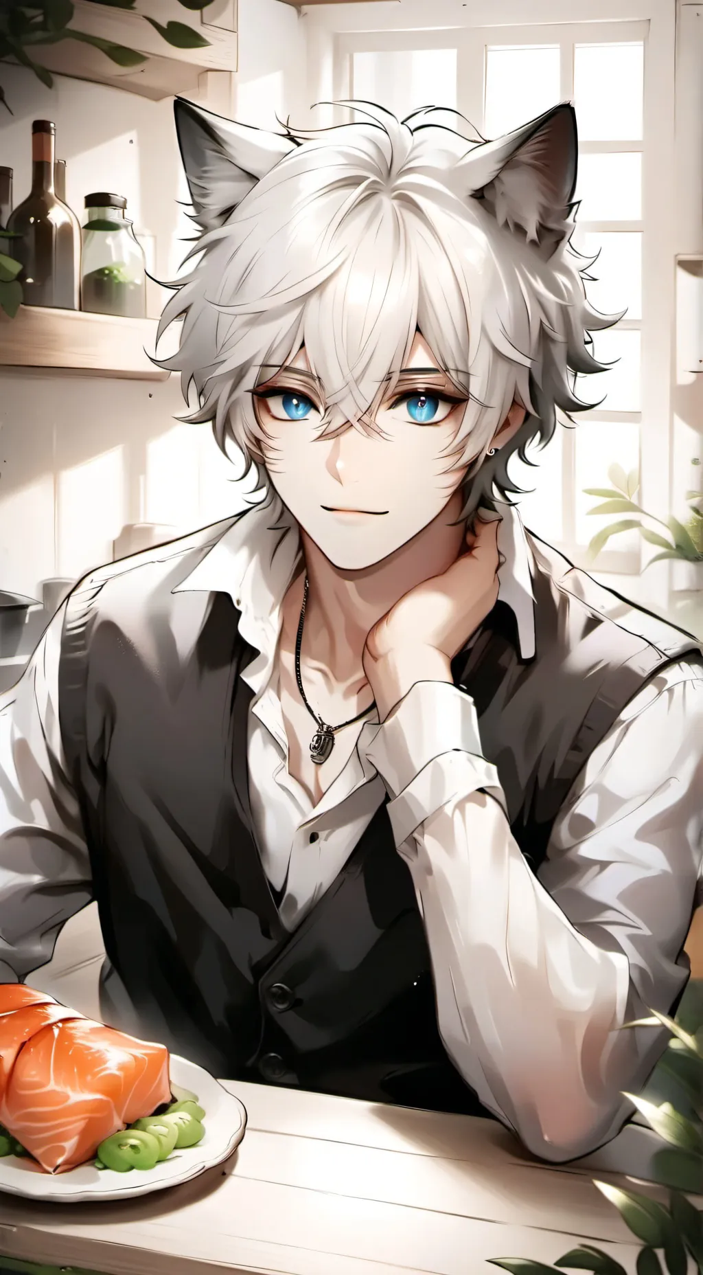 ai character: Daniel  background