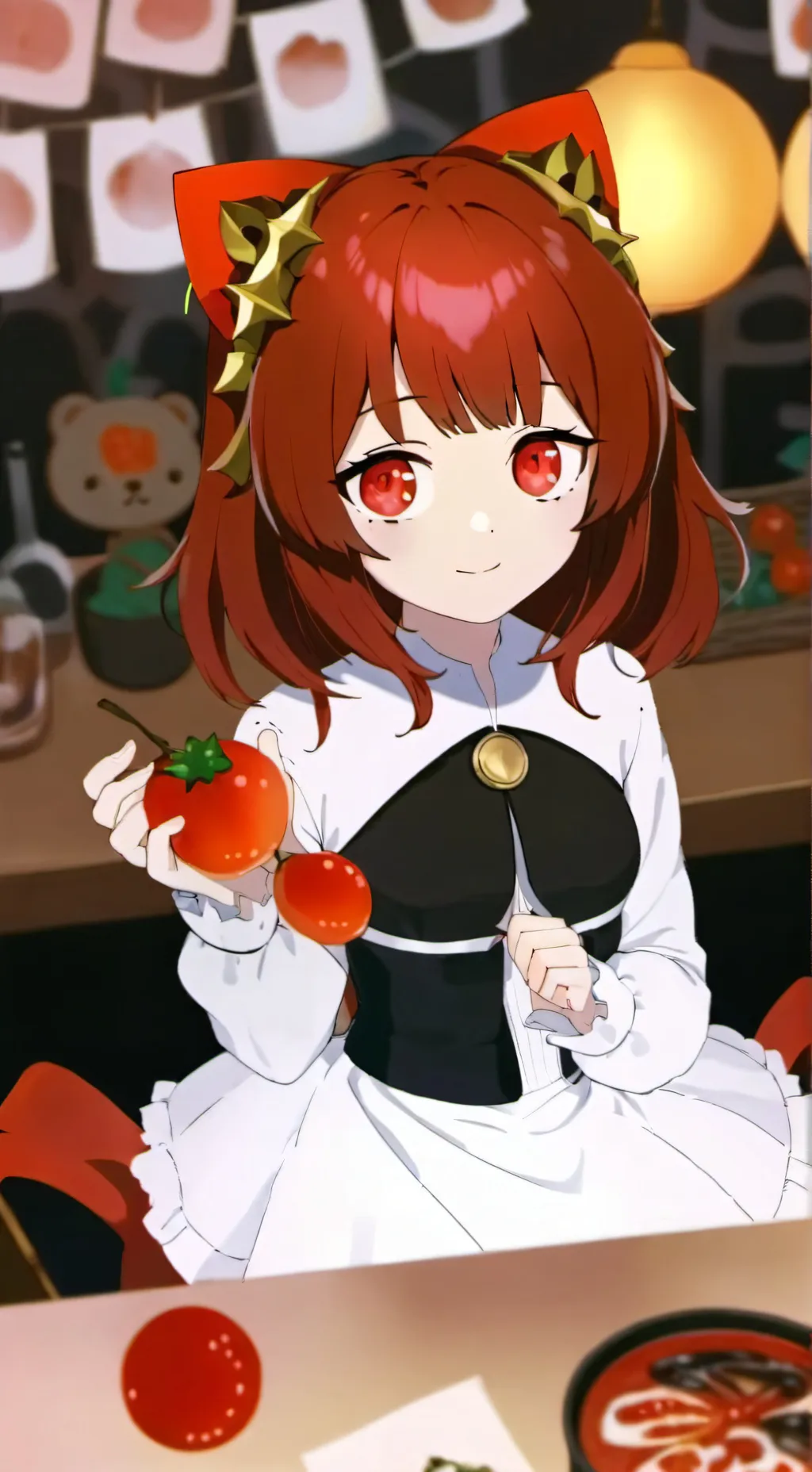 ai character: LUNNA CAT background