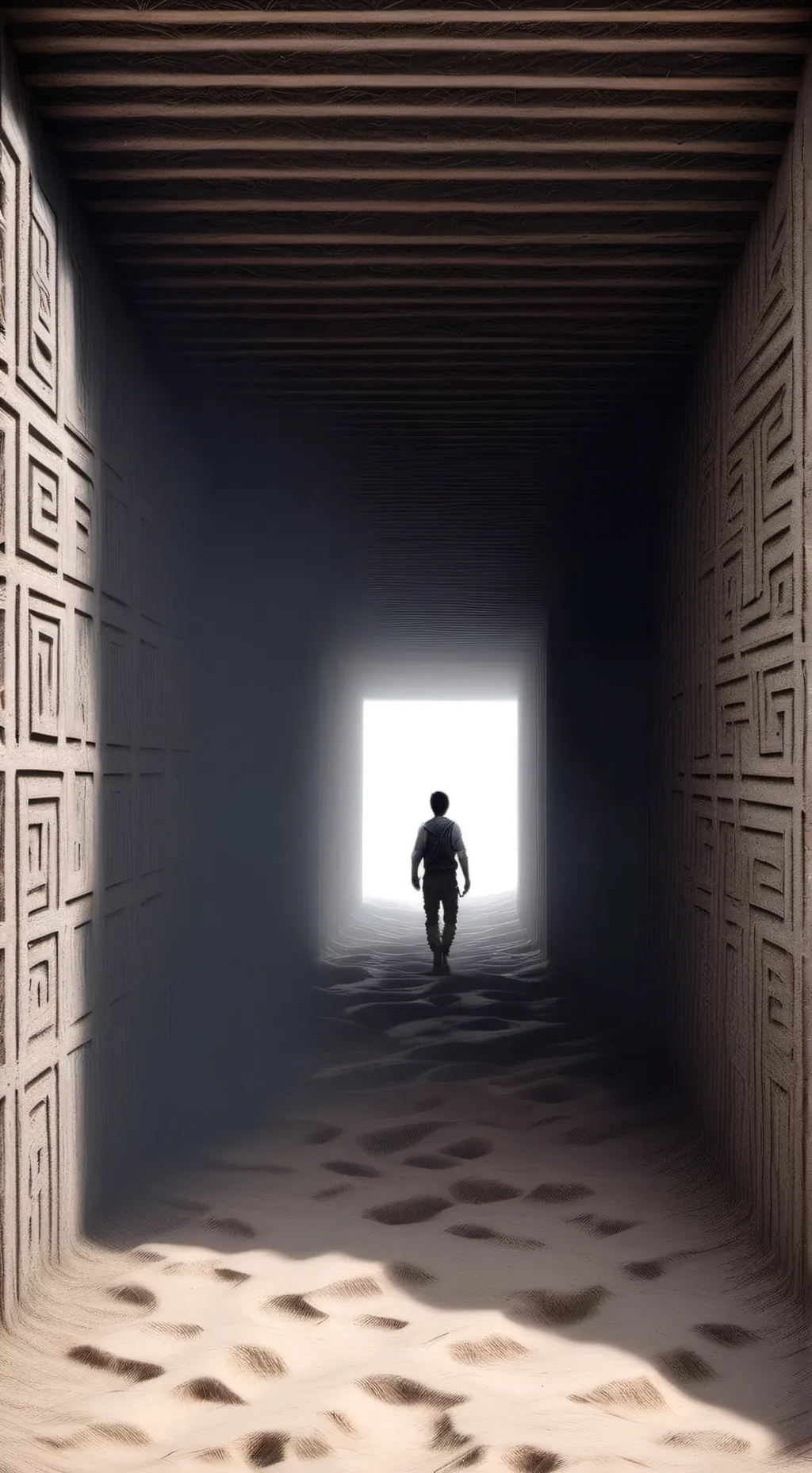 ai character: Maze runner!  background