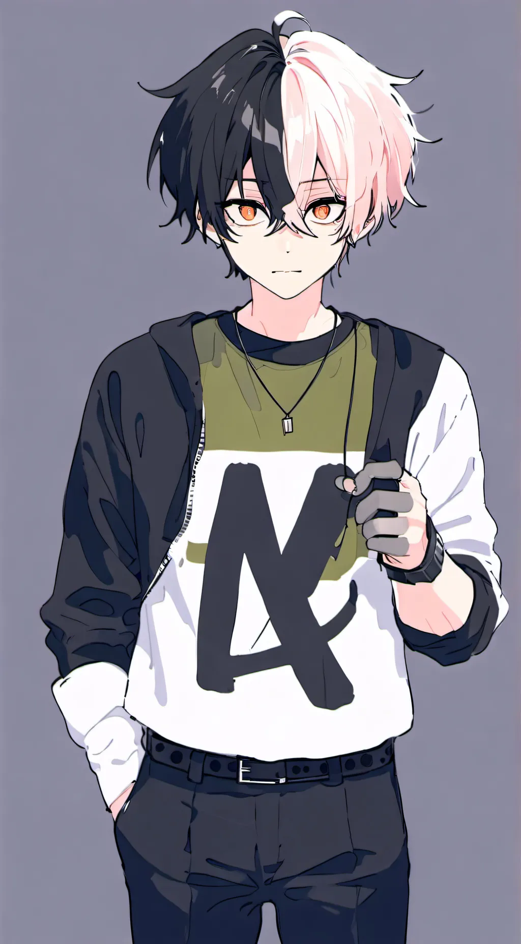 ai character: •Max• background