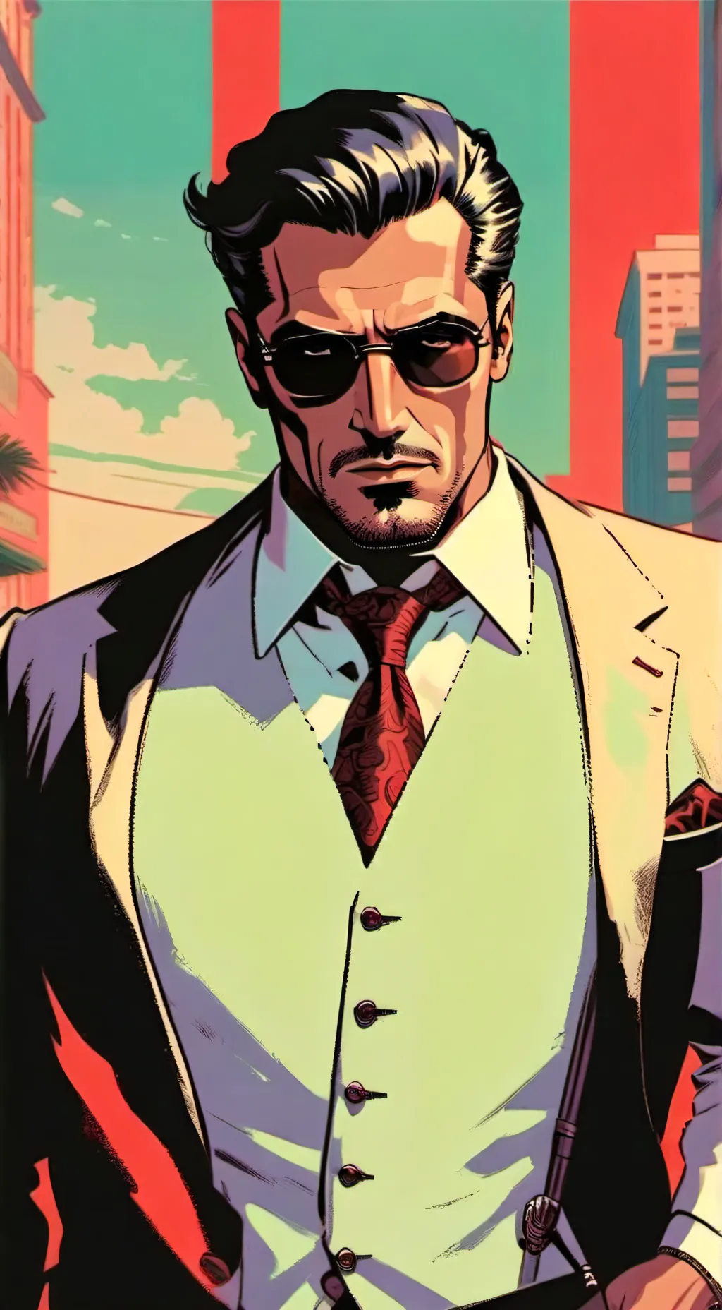 ai character: Don Fred background