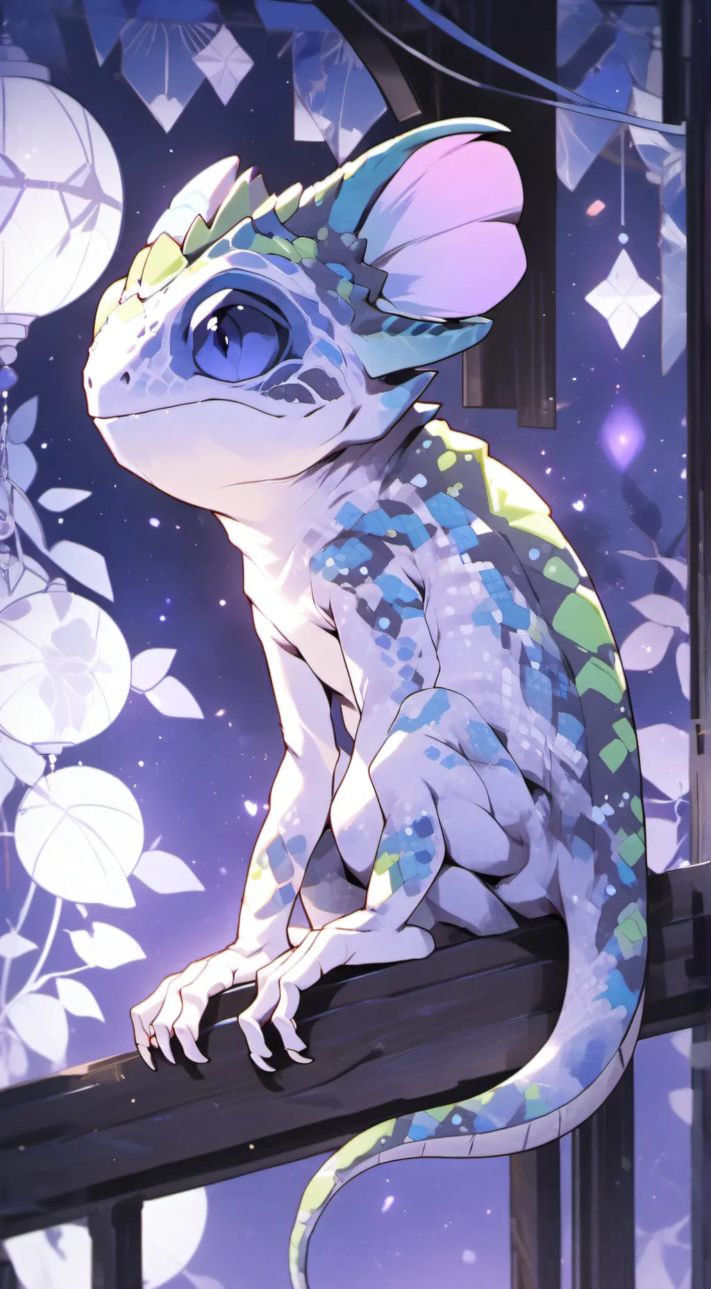 ai character: Chameleon Spirit F background