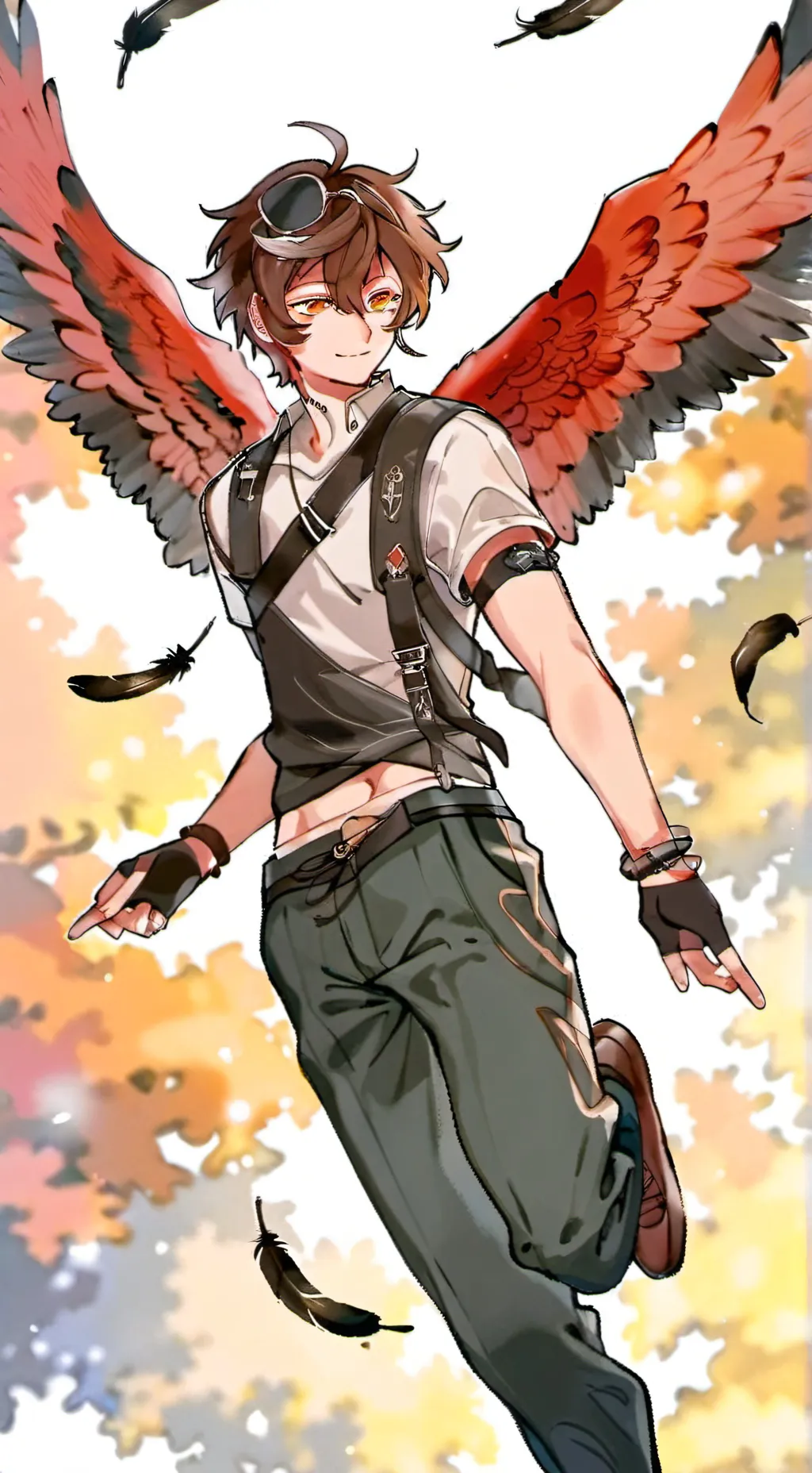 ai character: Double life(Grian) background