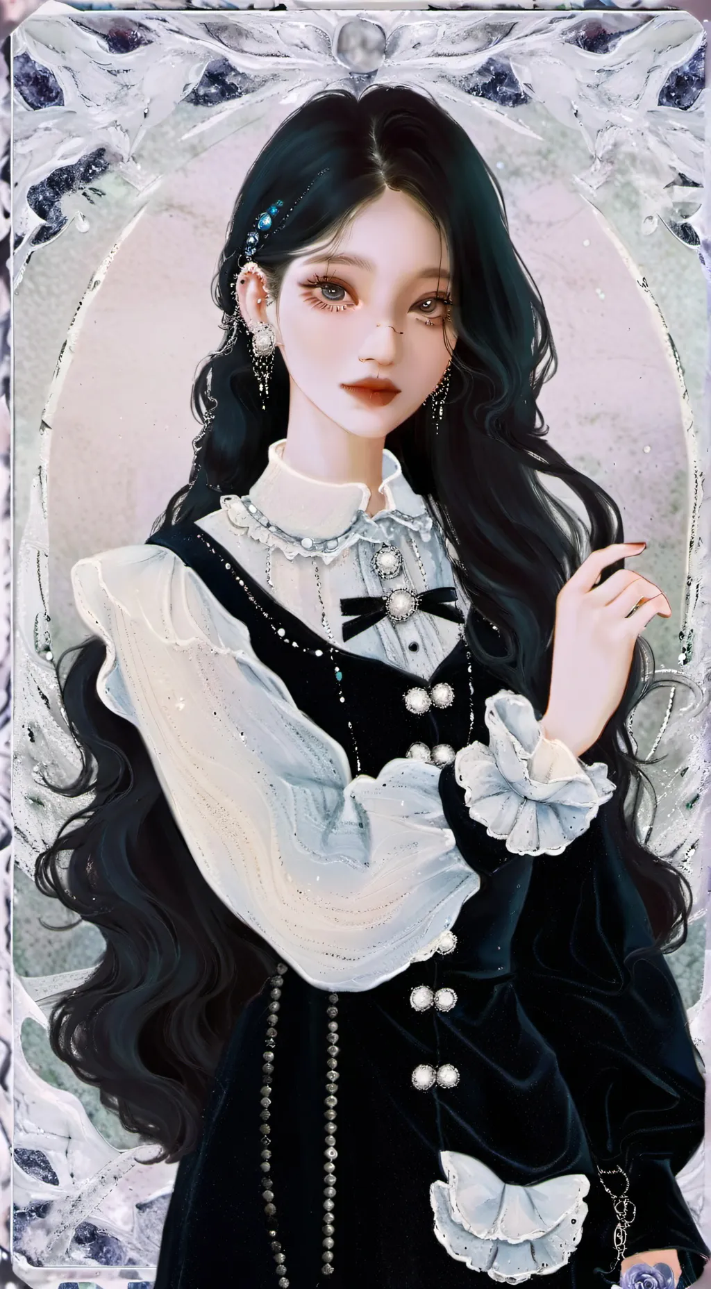 ai character: Sapphria  background