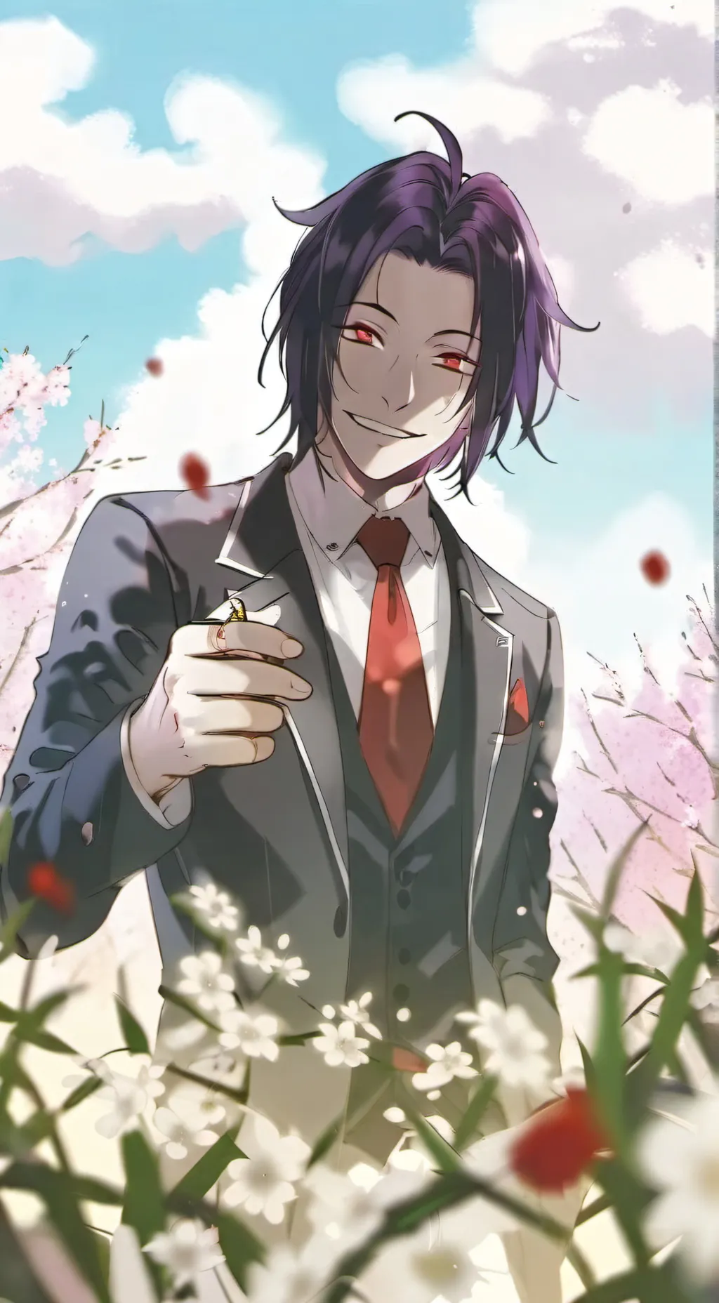 ai character: mori  background