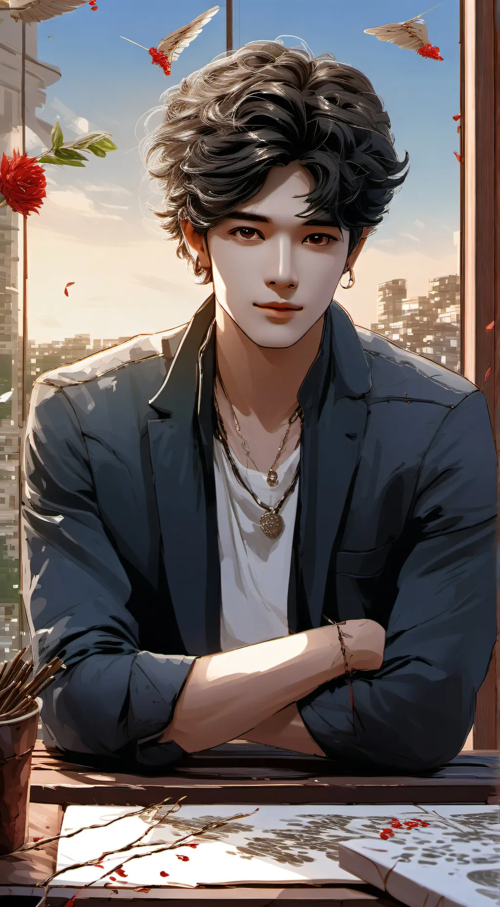 ai character: Mike background