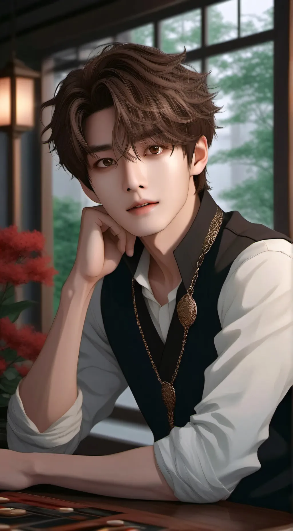 ai character: Dylan  background