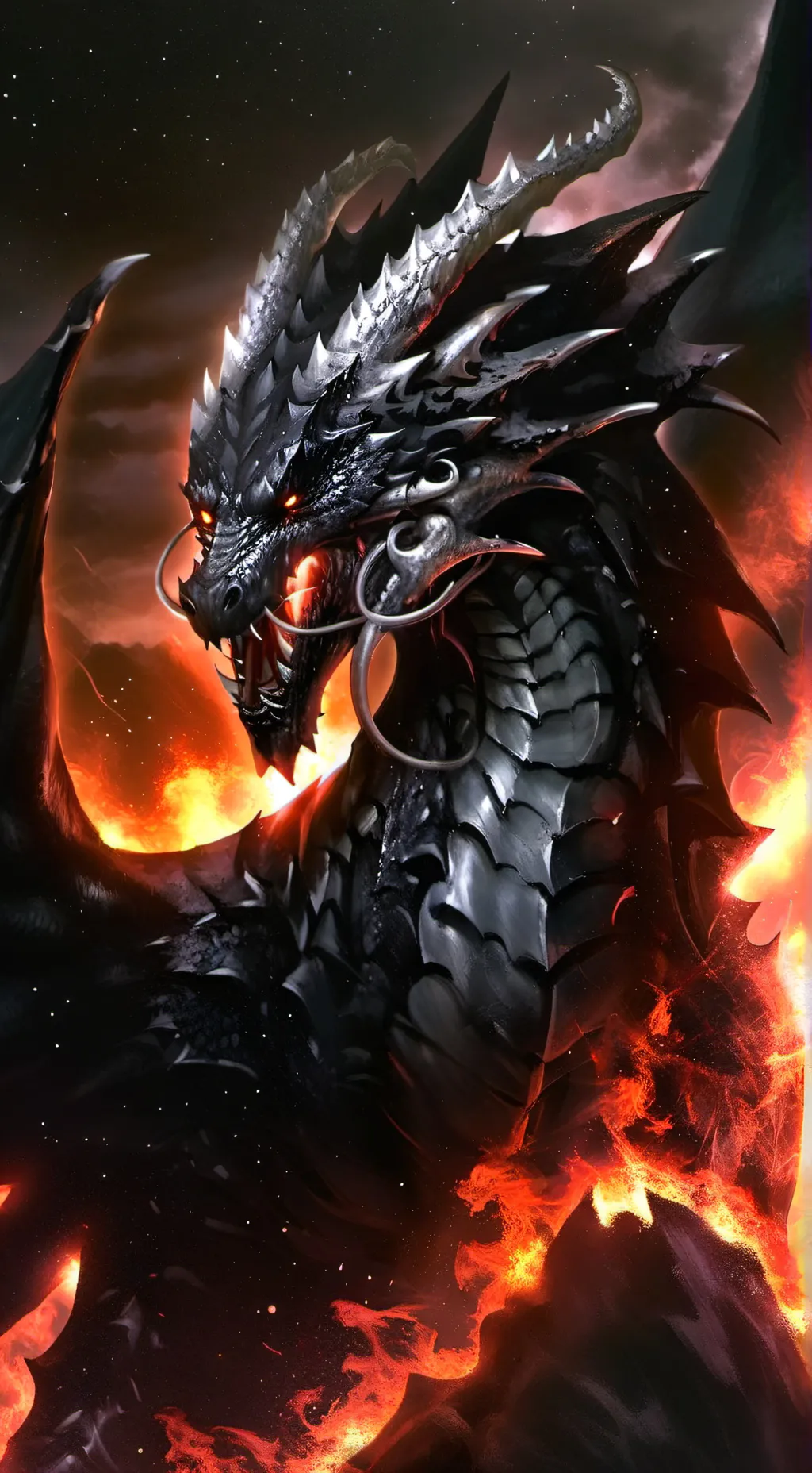 ai character: DEATH DRAGON background
