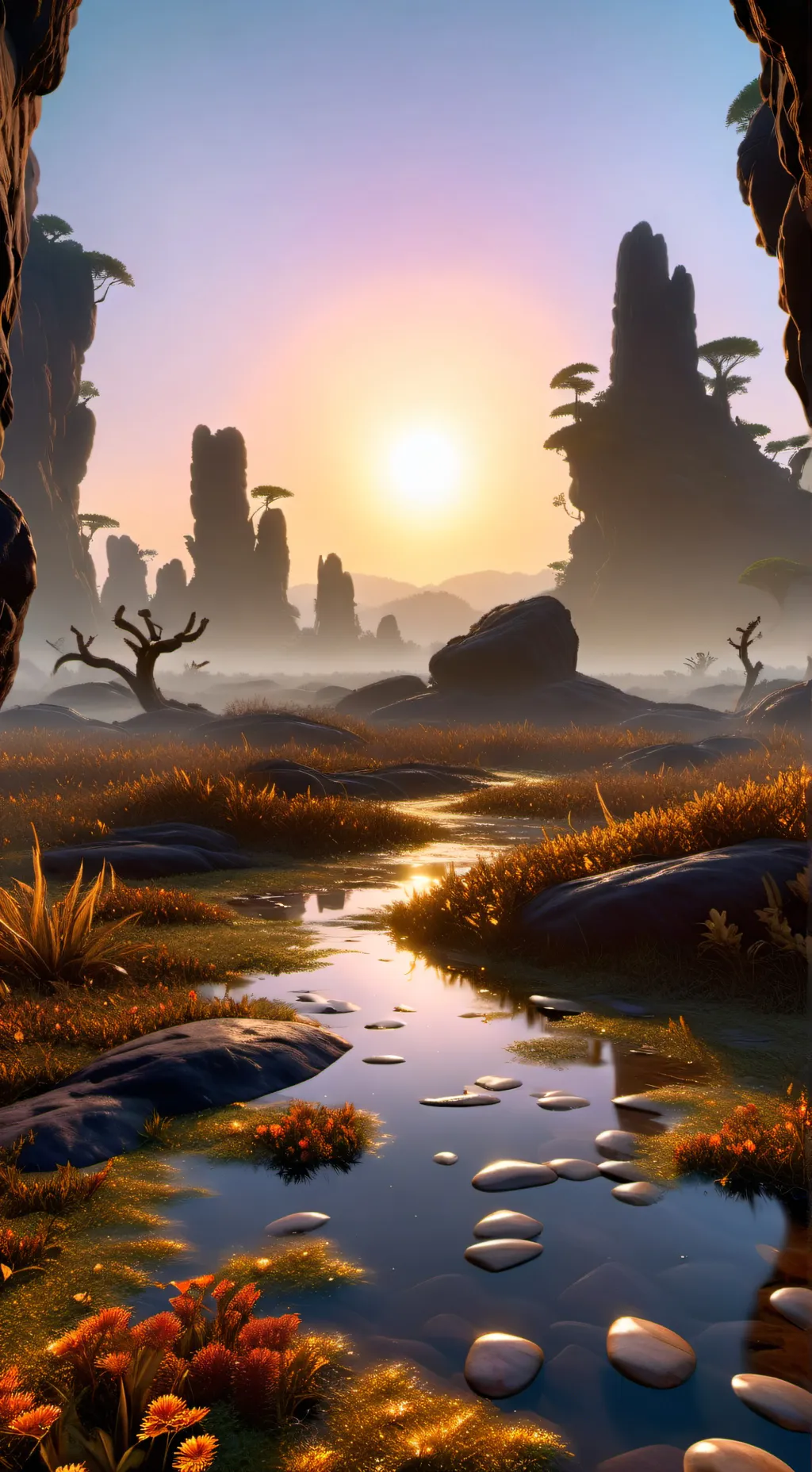 ai character: Pebble background