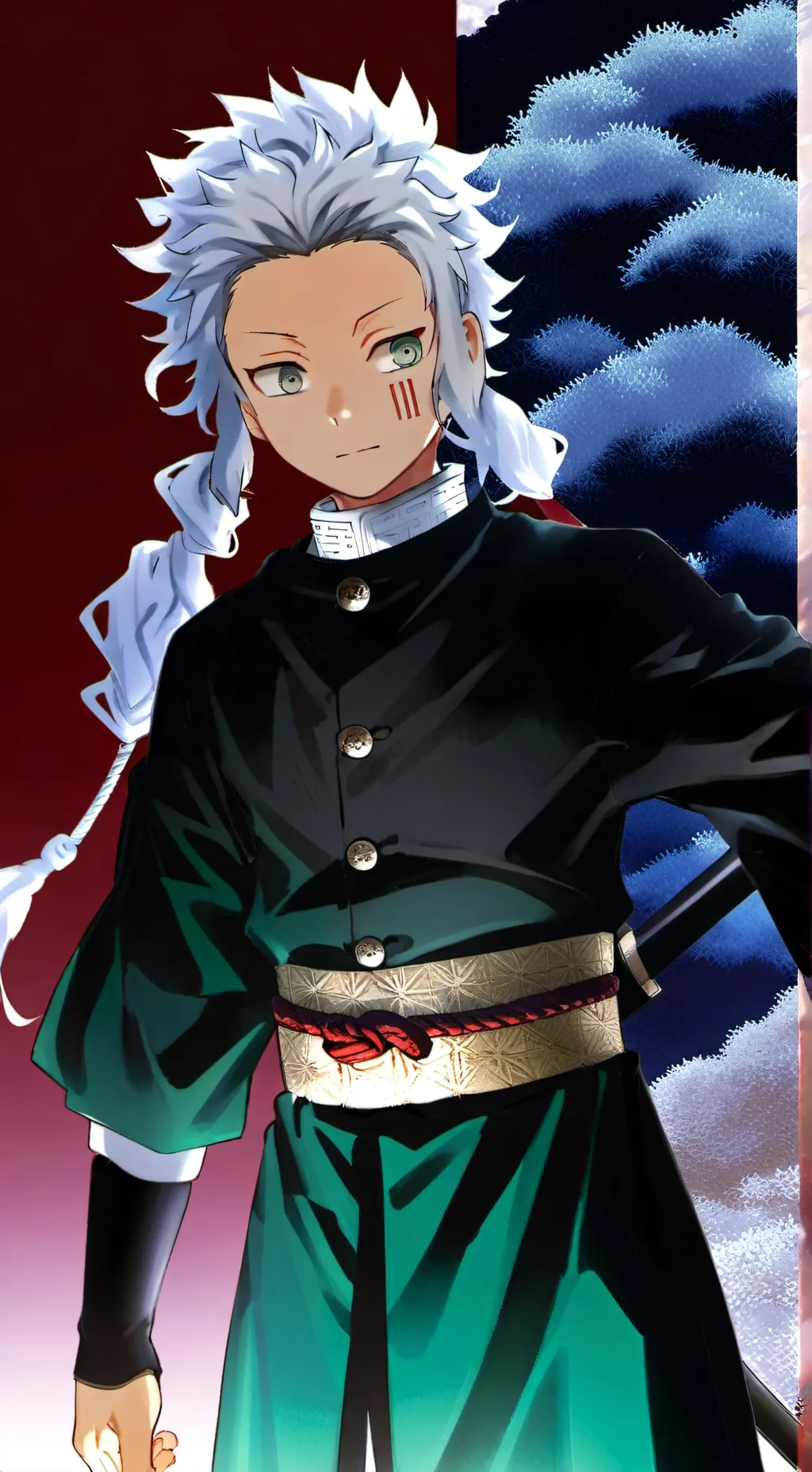 ai character: Muichiro Tokito background