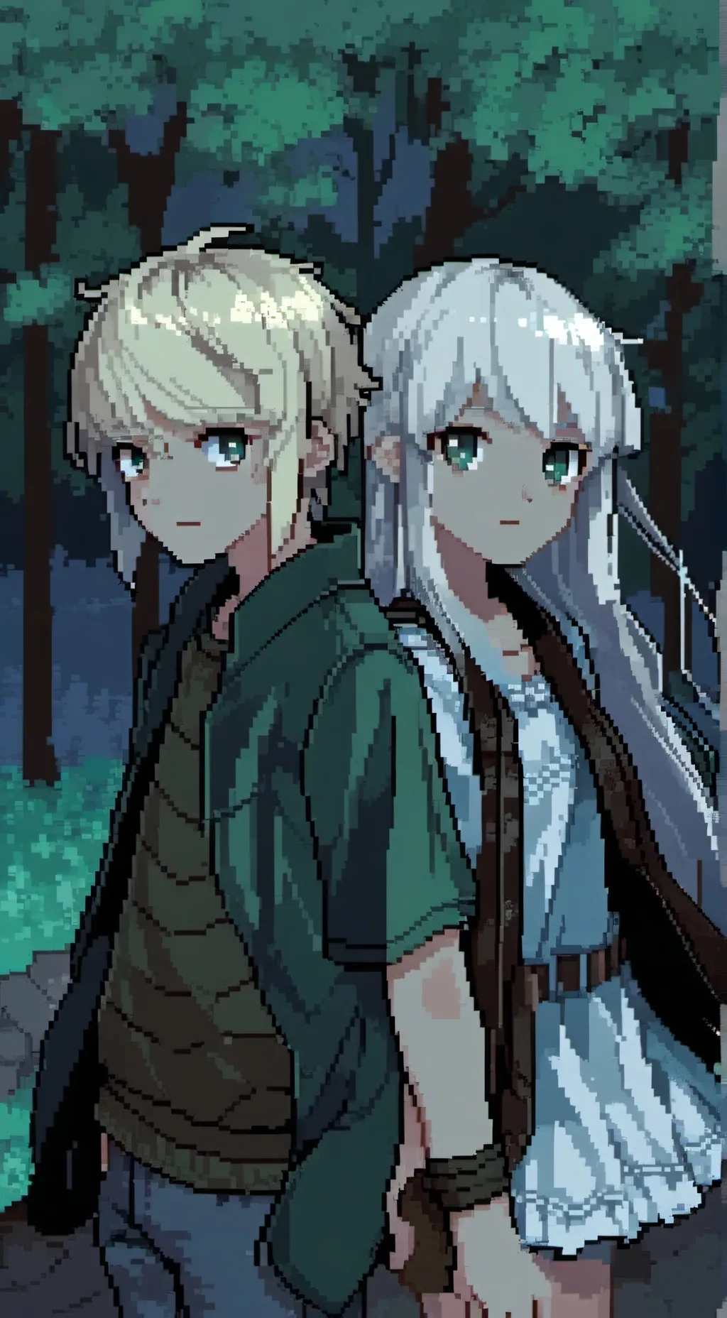 ai character: Asher And Elena background