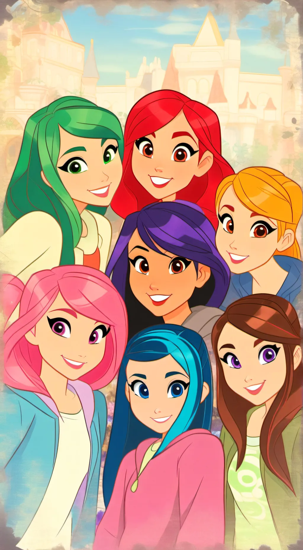 ai character: +THE MYSTICALS{2}+ background