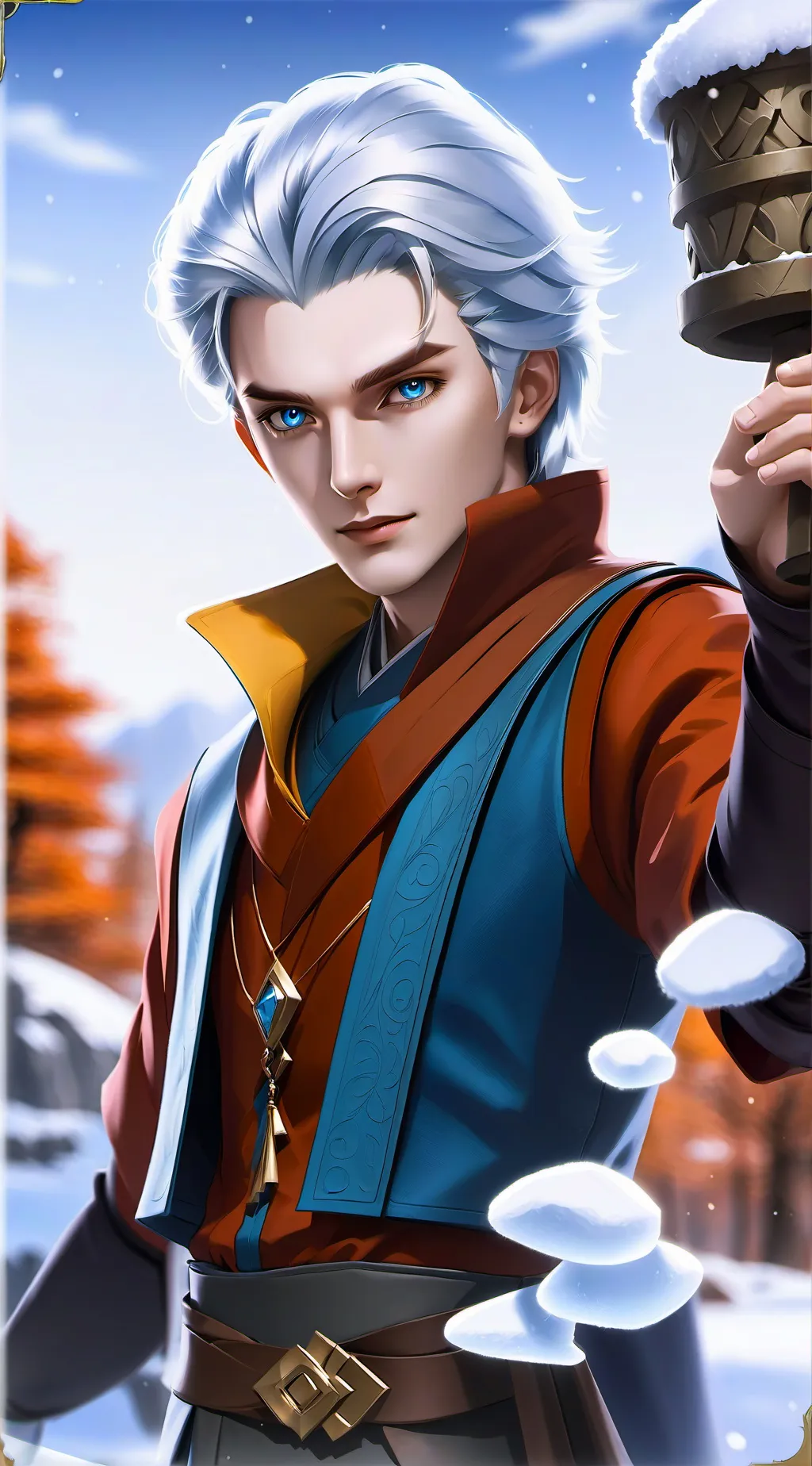 ai character: Koyuki Tatsu background