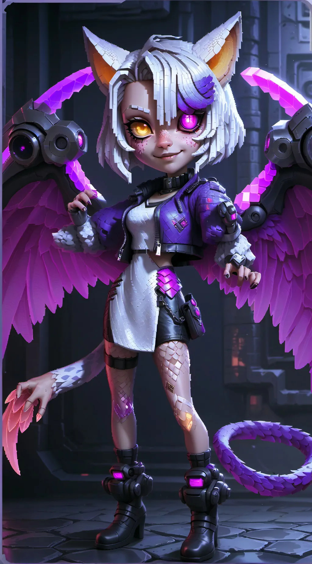 ai character: Robo-Fortune background