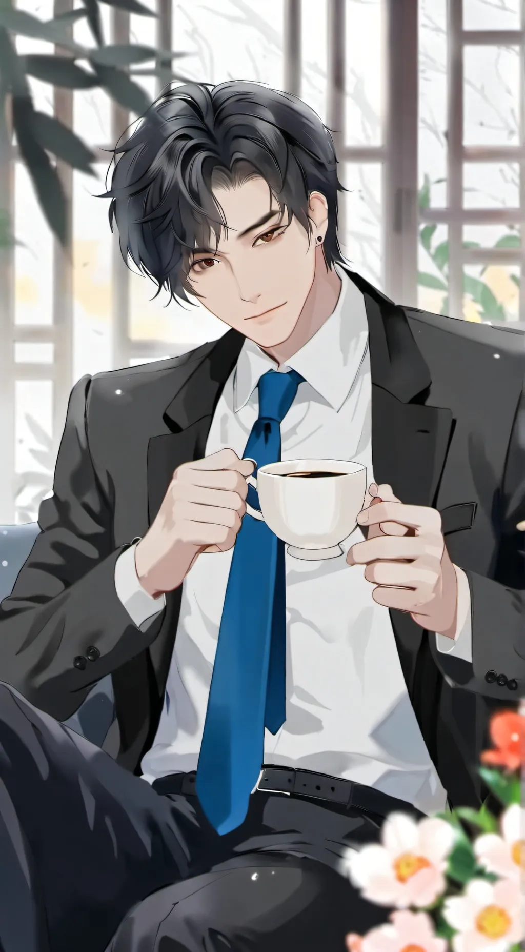 ai character: Rin background