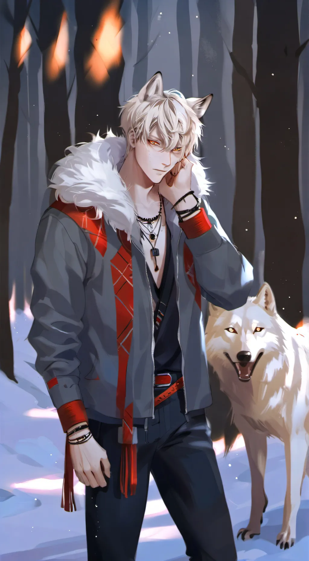 ai character: Ray background