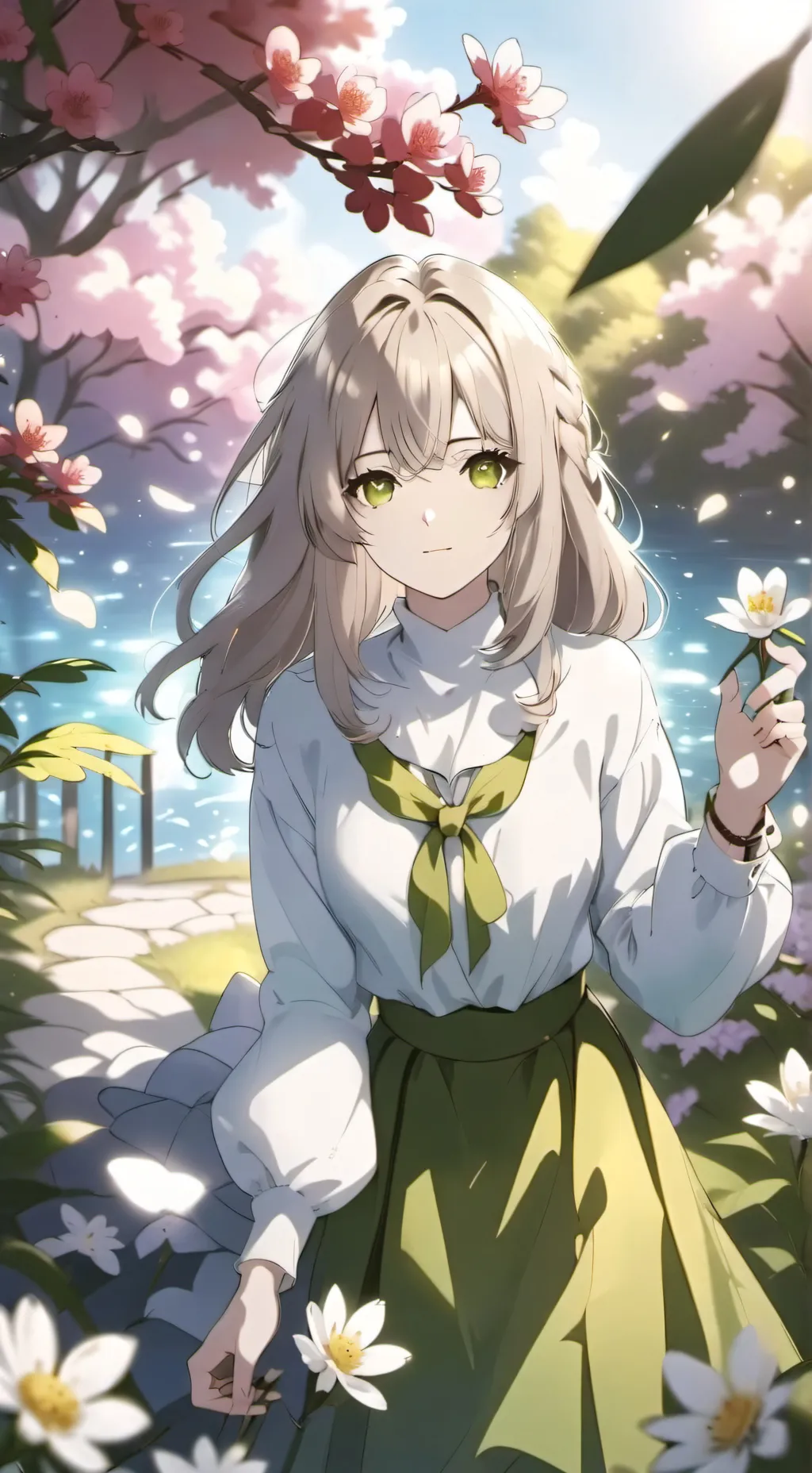 ai character: Oliv background