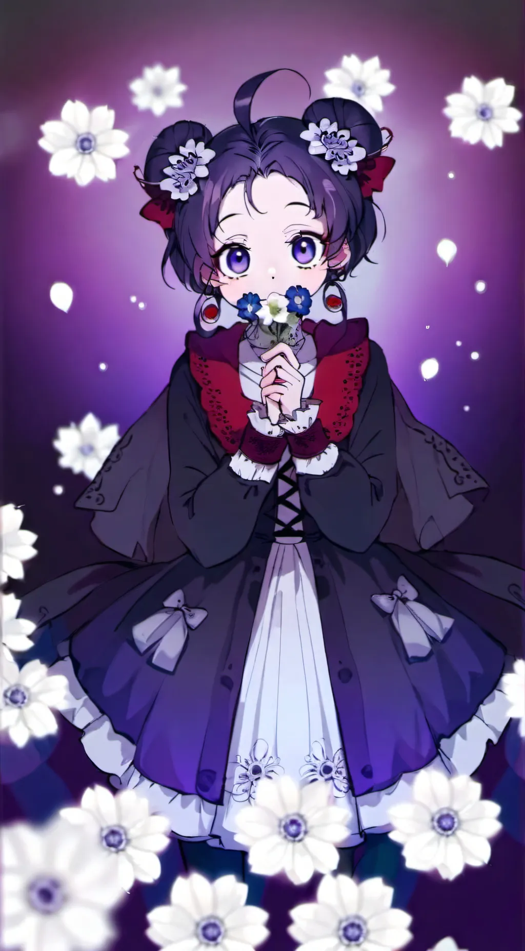 ai character: shinobu criança background