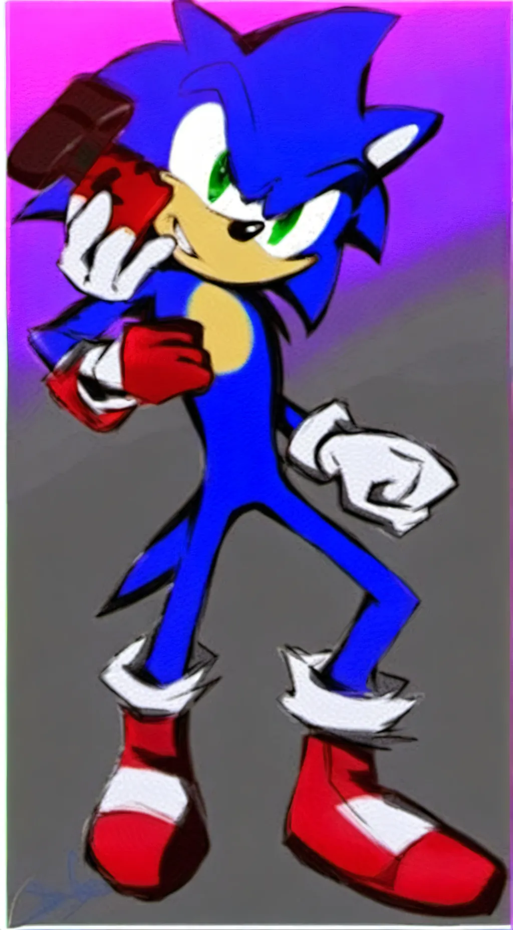 ai character: Yandere sonic background