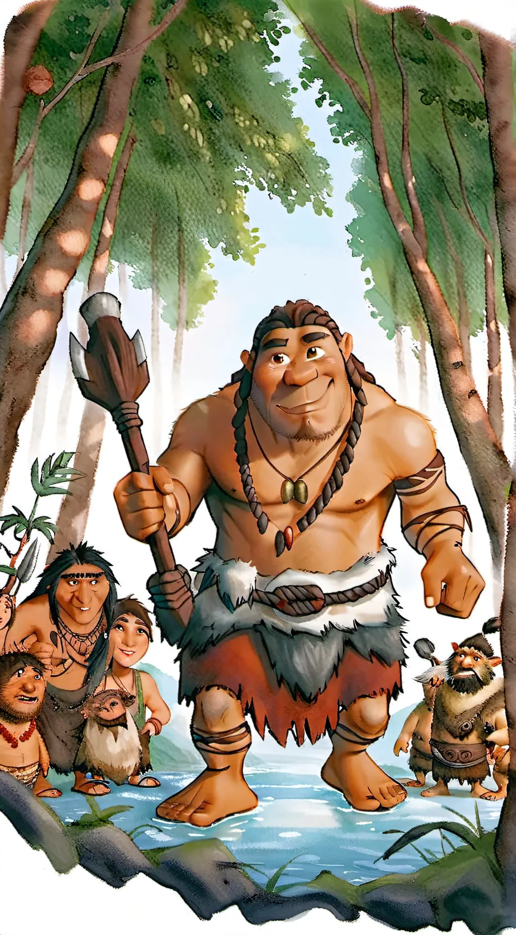 ai character: grug background