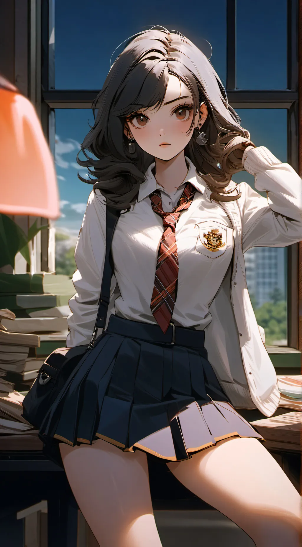 ai character: Baki background