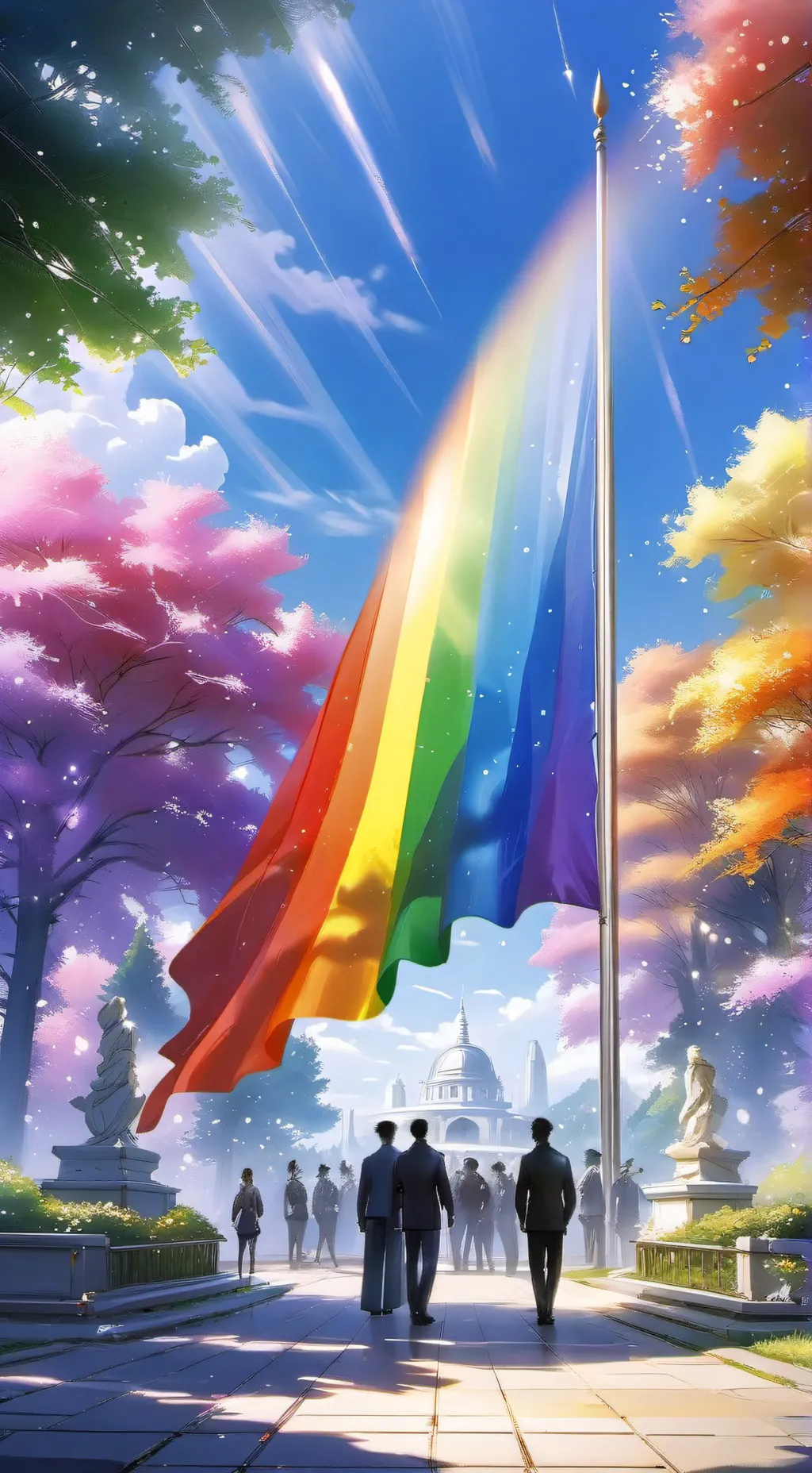 ai character: 🏳️‍🌈 background