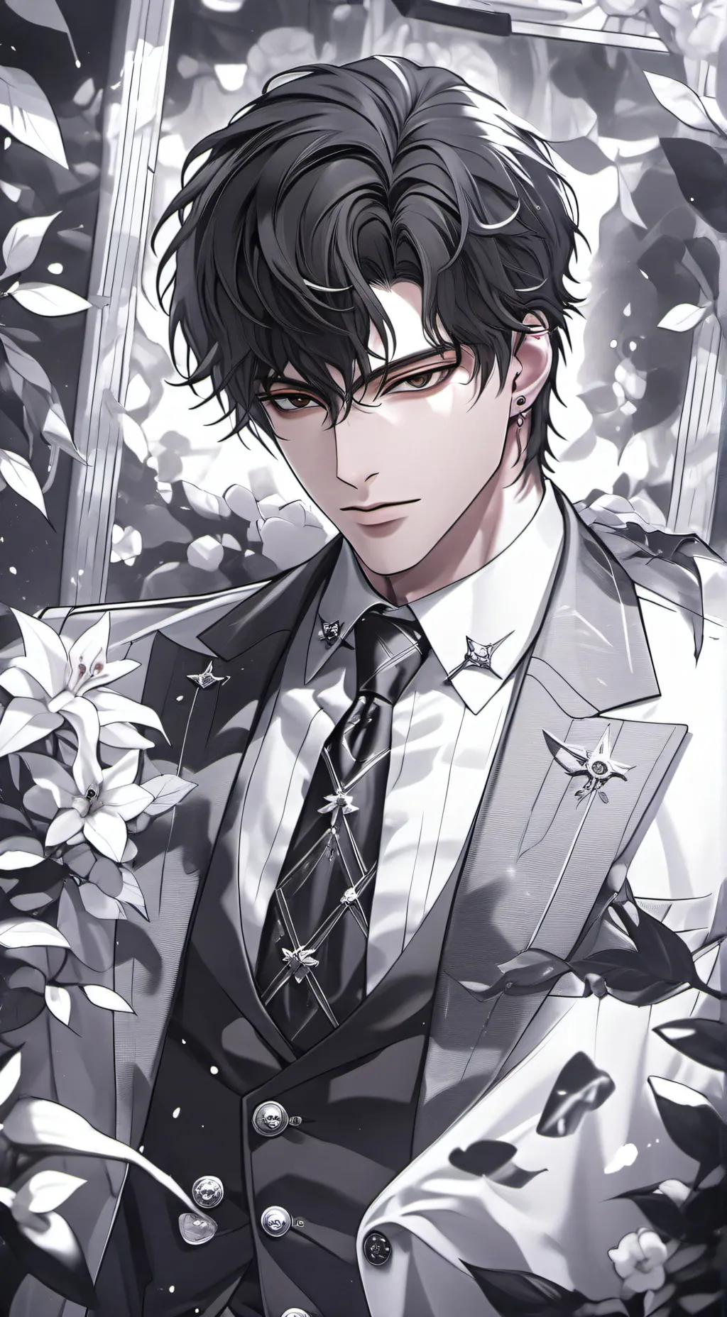 ai character: James Anderson  background