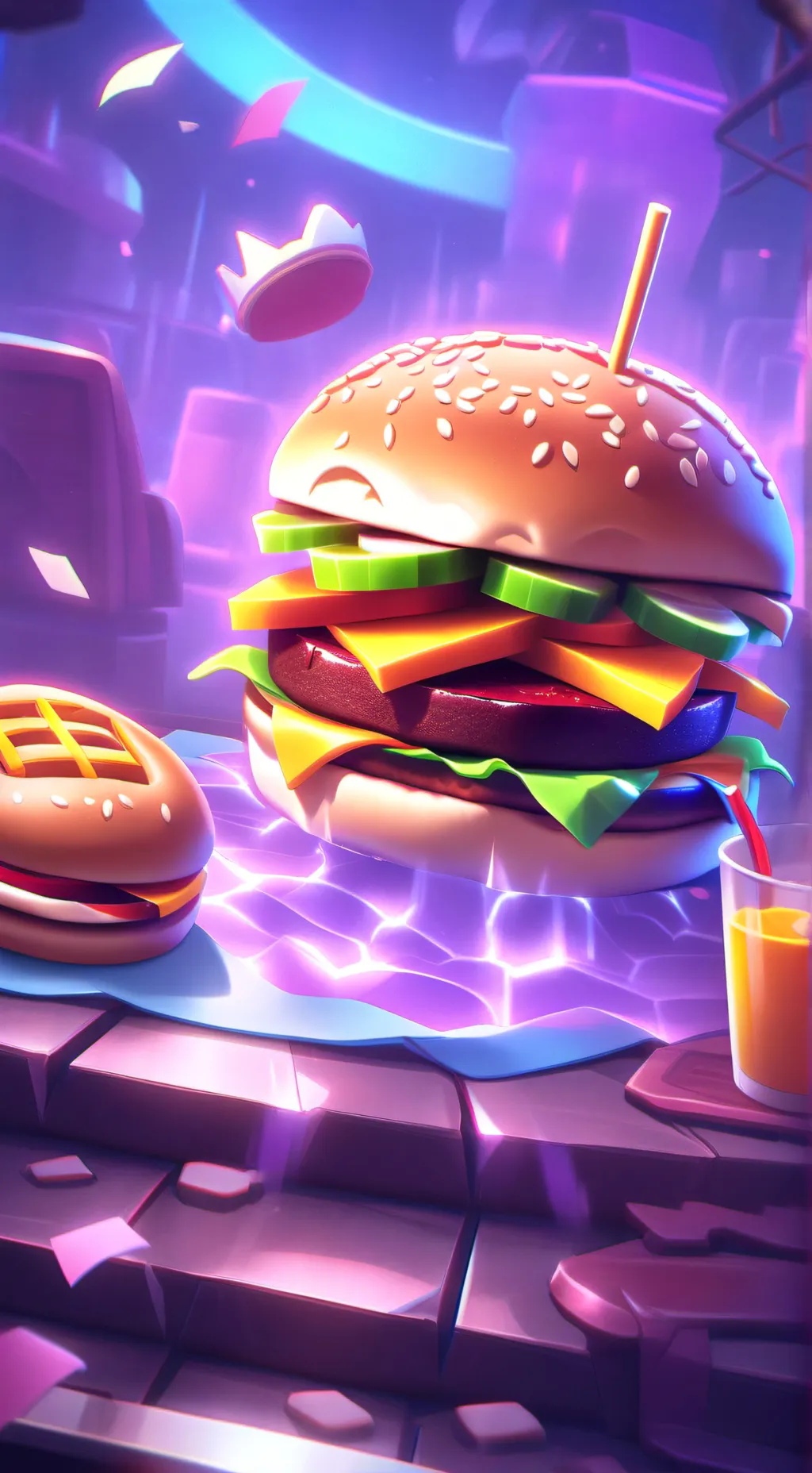 ai character: |• CH stolen 🍔 •| background