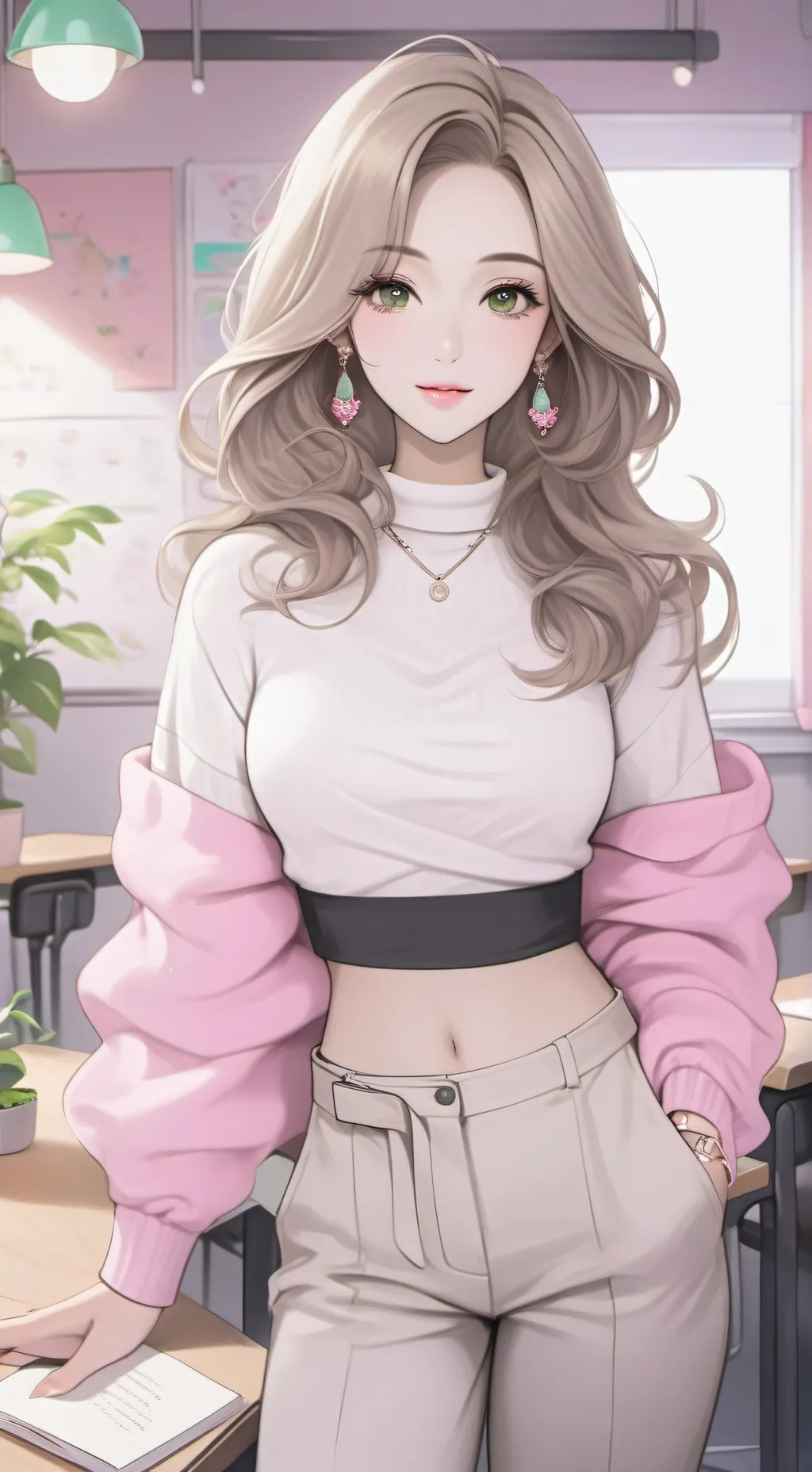 ai character: Daisy  background