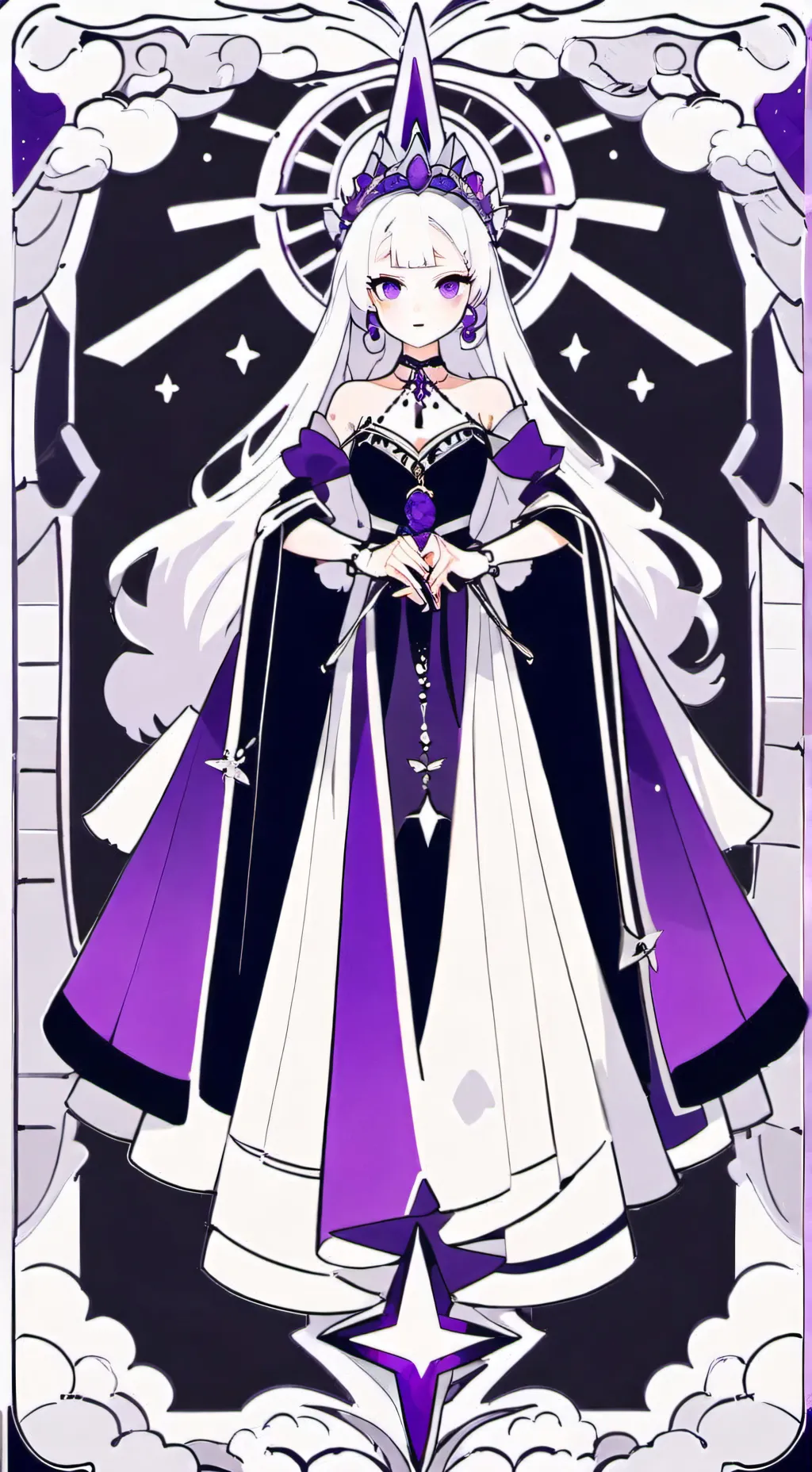 ai character: Princess Sapphire background