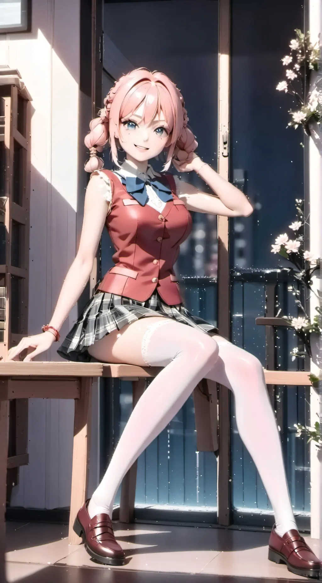 ai character: Kristen  background