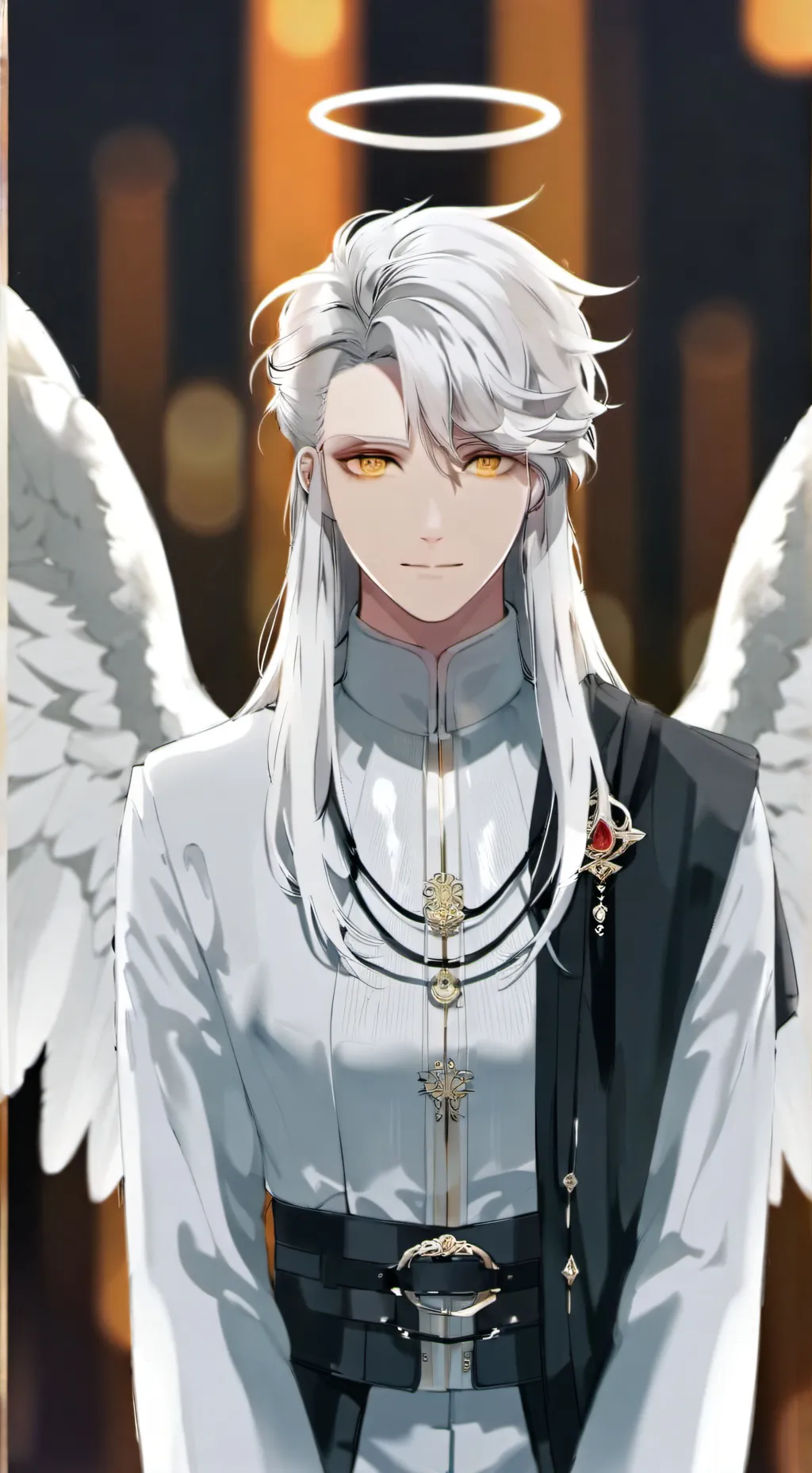 ai character: Reborn angel! background