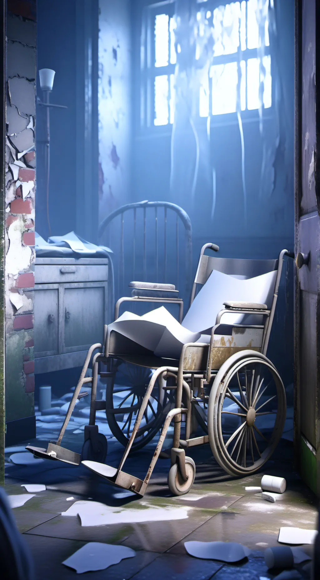 ai character: scary Barry  background