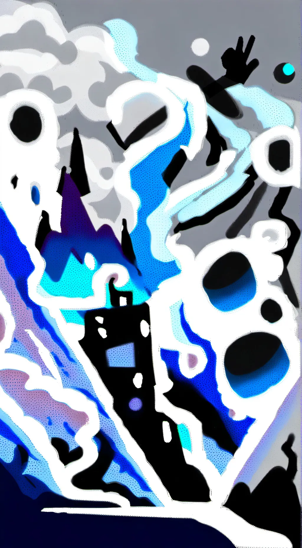 ai character: shadow milk background