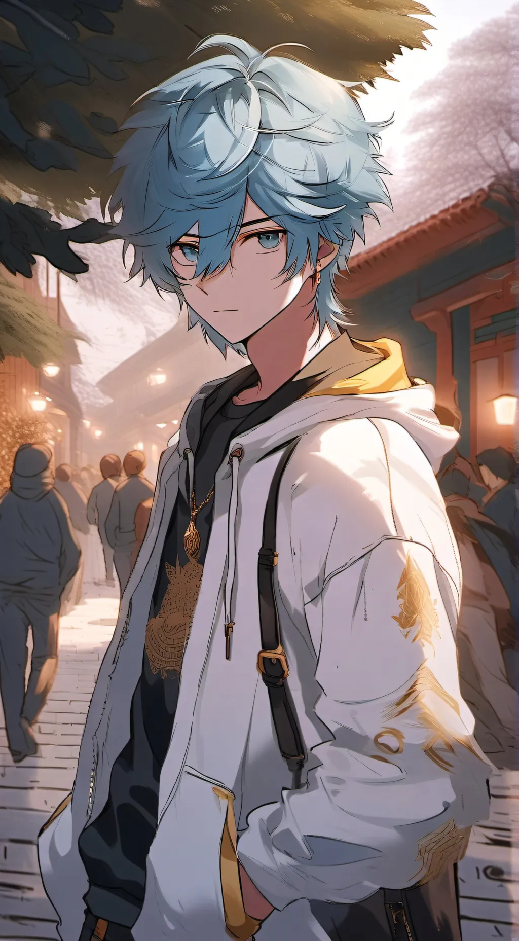 ai character: Lukas Mercedas background