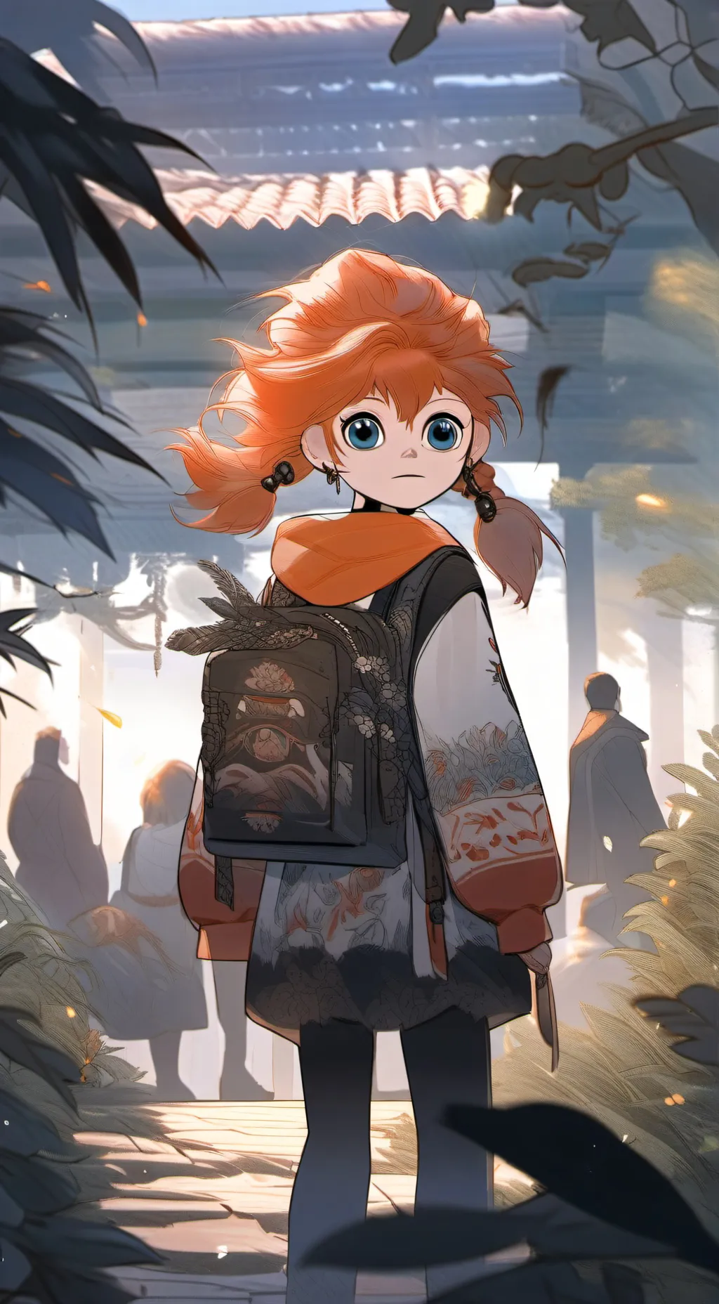 ai character: Ellie and Zoey background