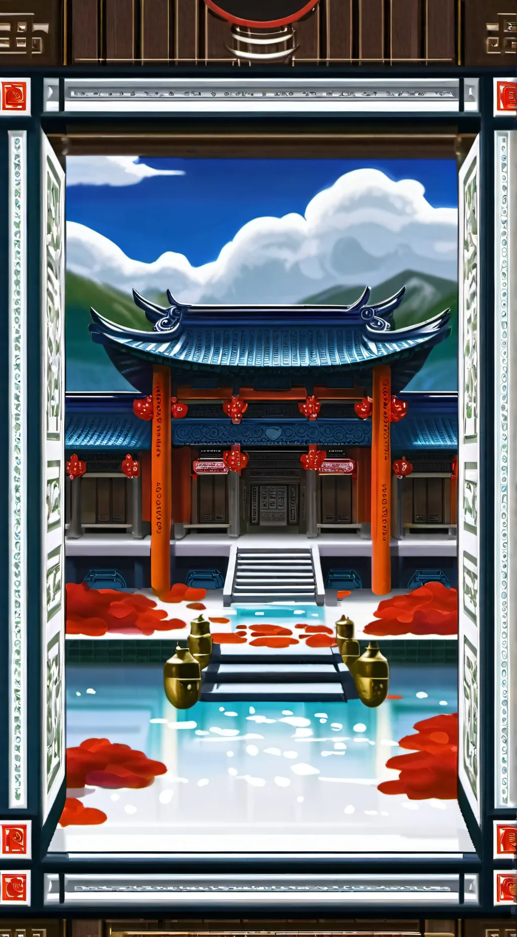 ai character: poppy playtime  background