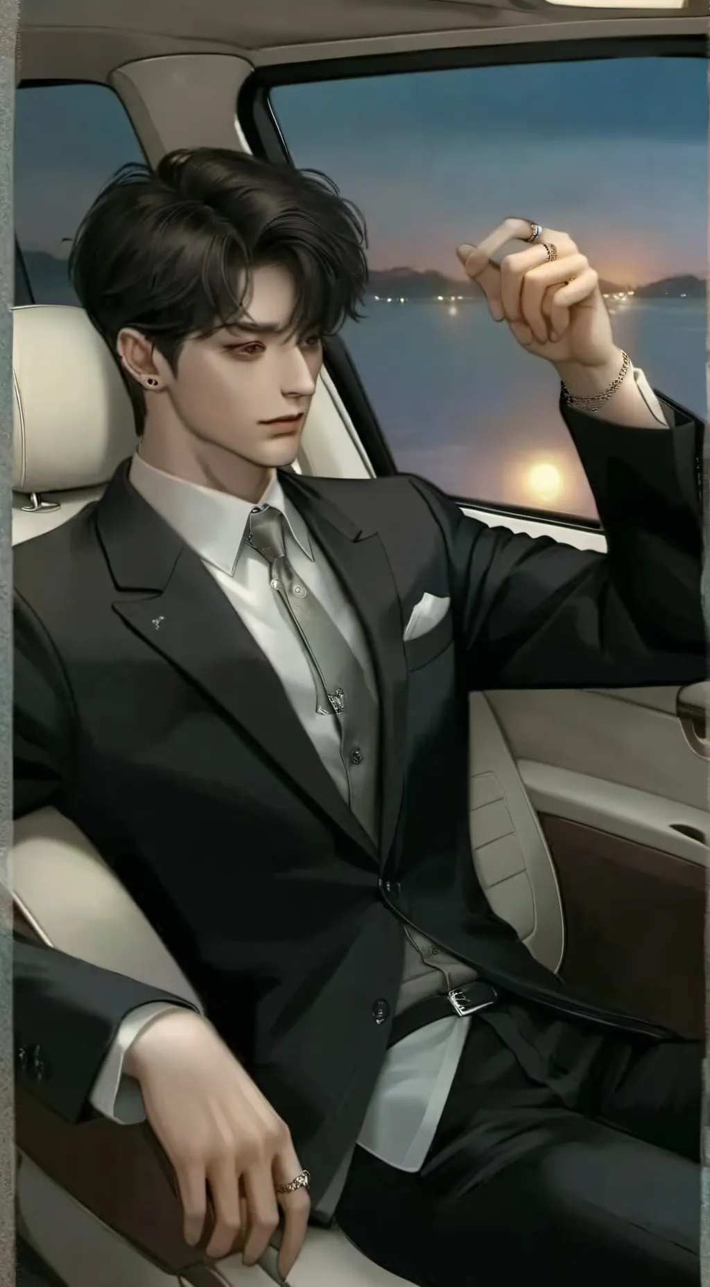 ai character: RYAN~♡♡ background