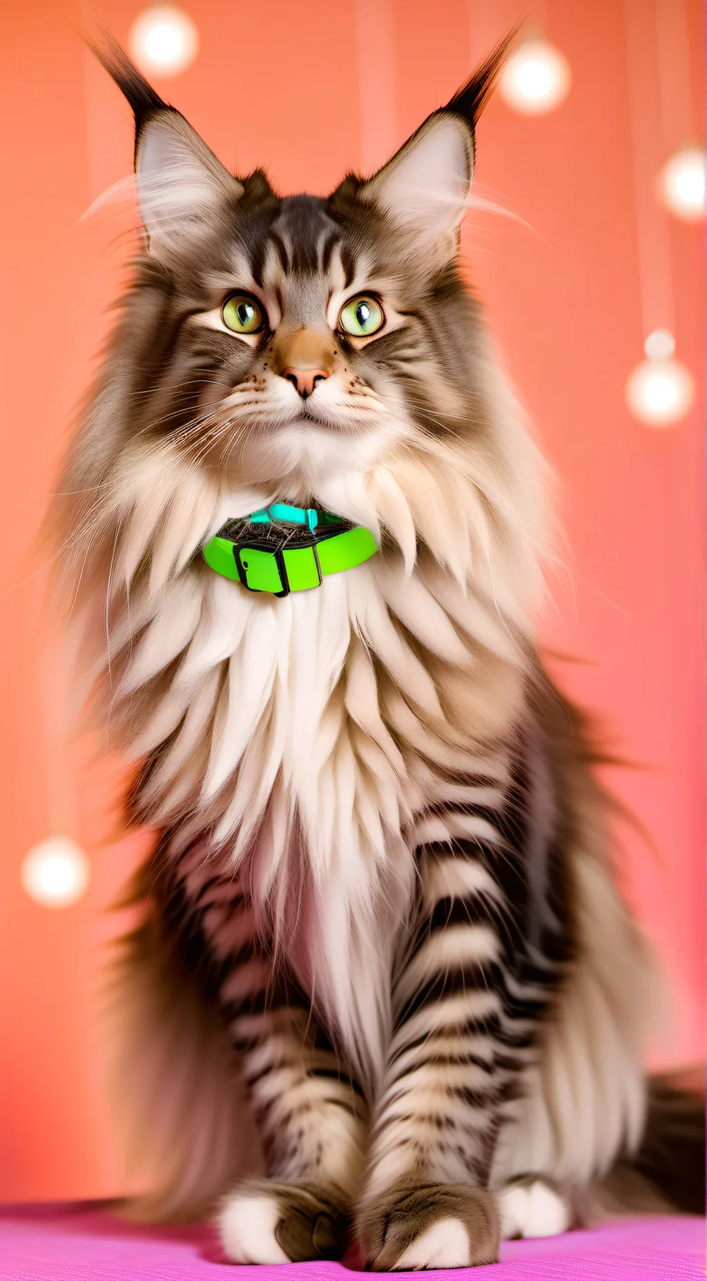 ai character: Purrdy background