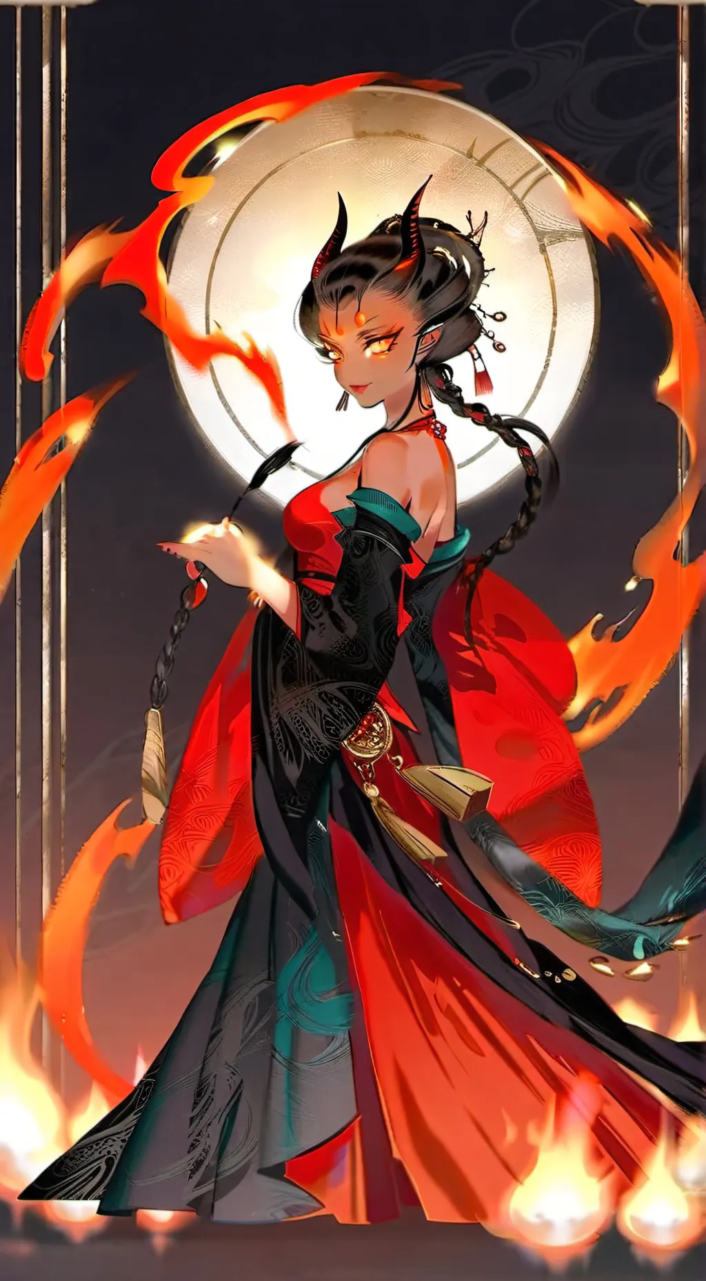 ai character: Akemi background