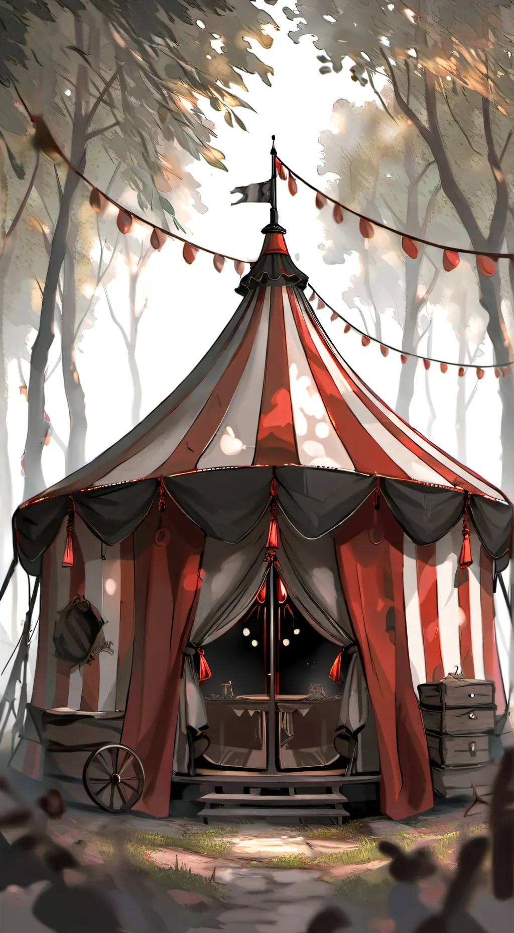 ai character: The Maniac Circus background