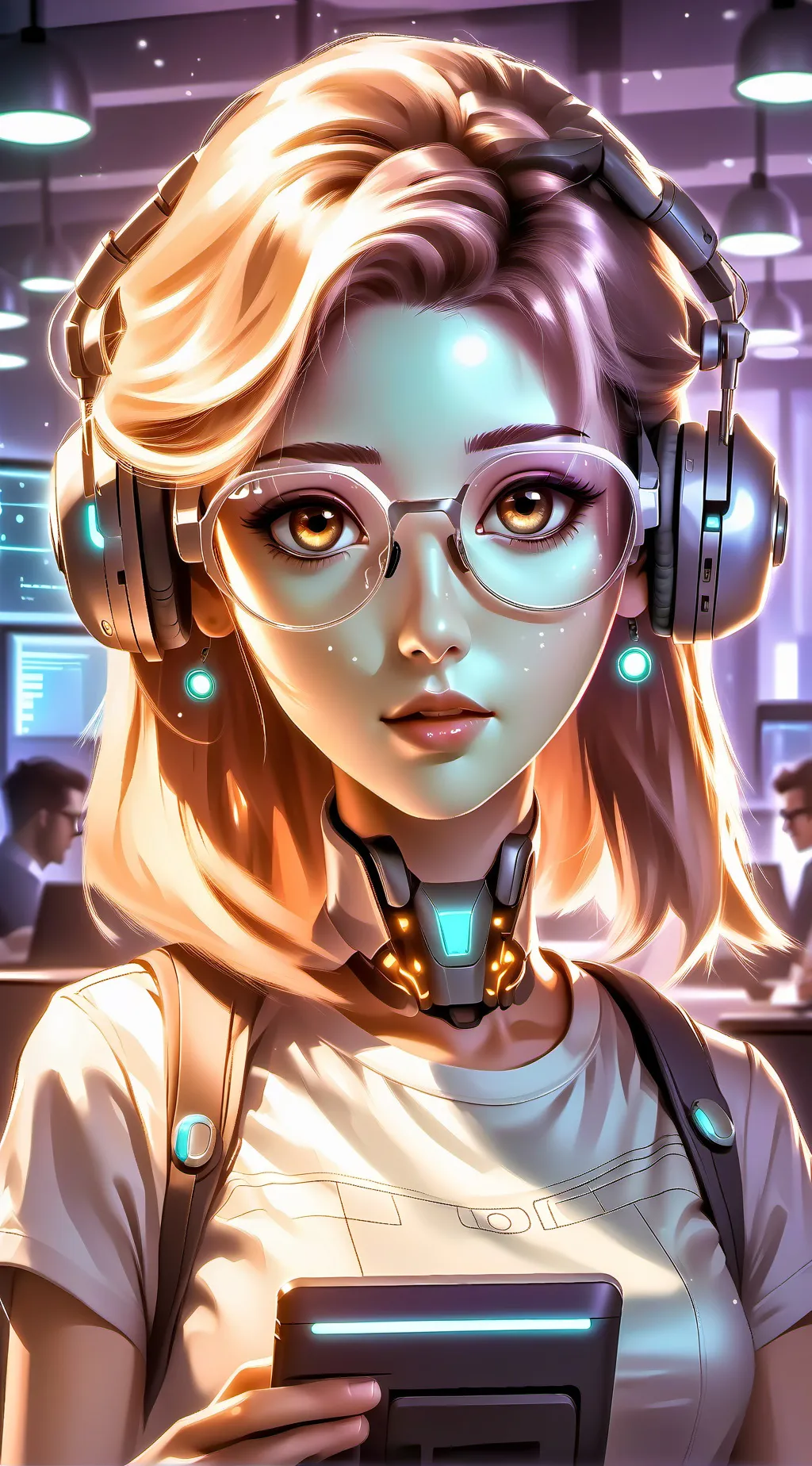 ai character: The Defective AI Advocate background