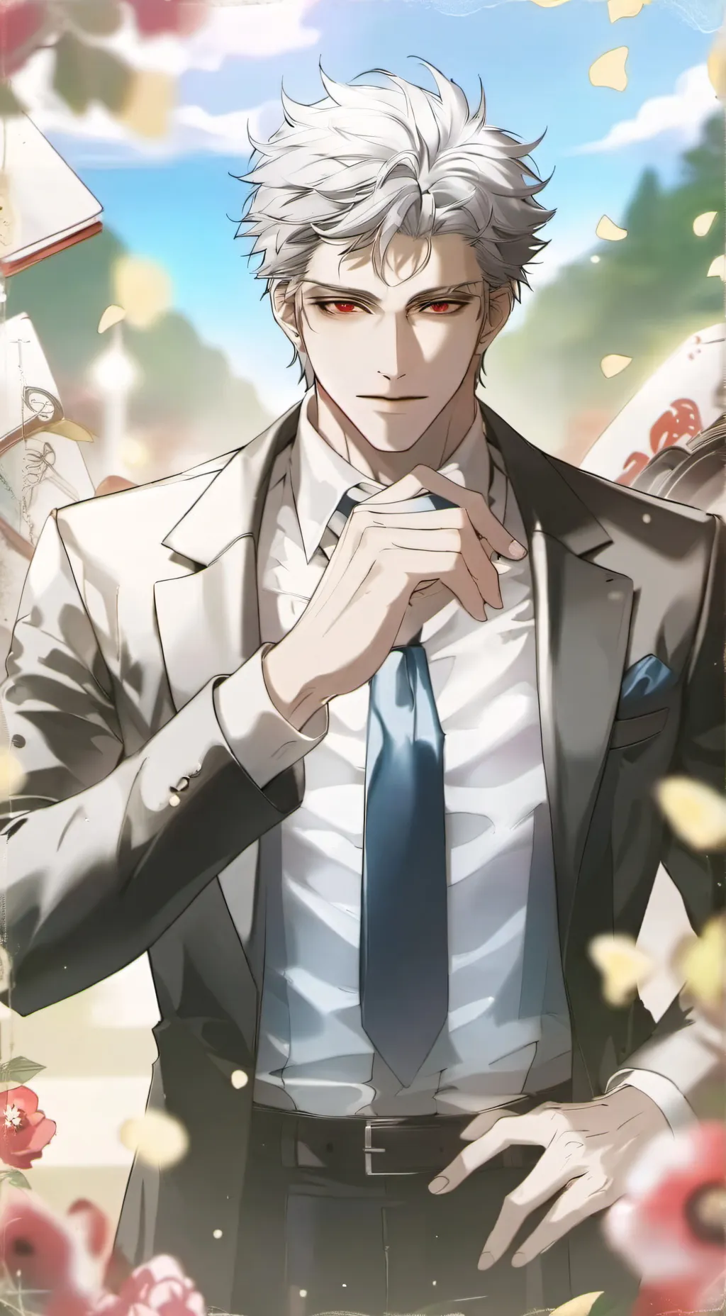 ai character: Leonardo background