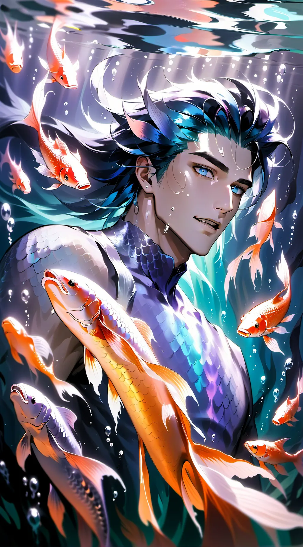 ai character: ⋆˙✮Kael 🔱˙⋆✮ background