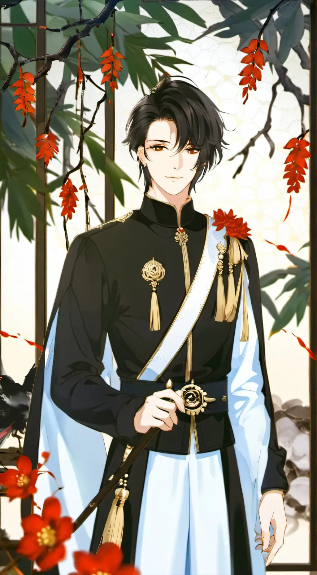 ai character: дарк background