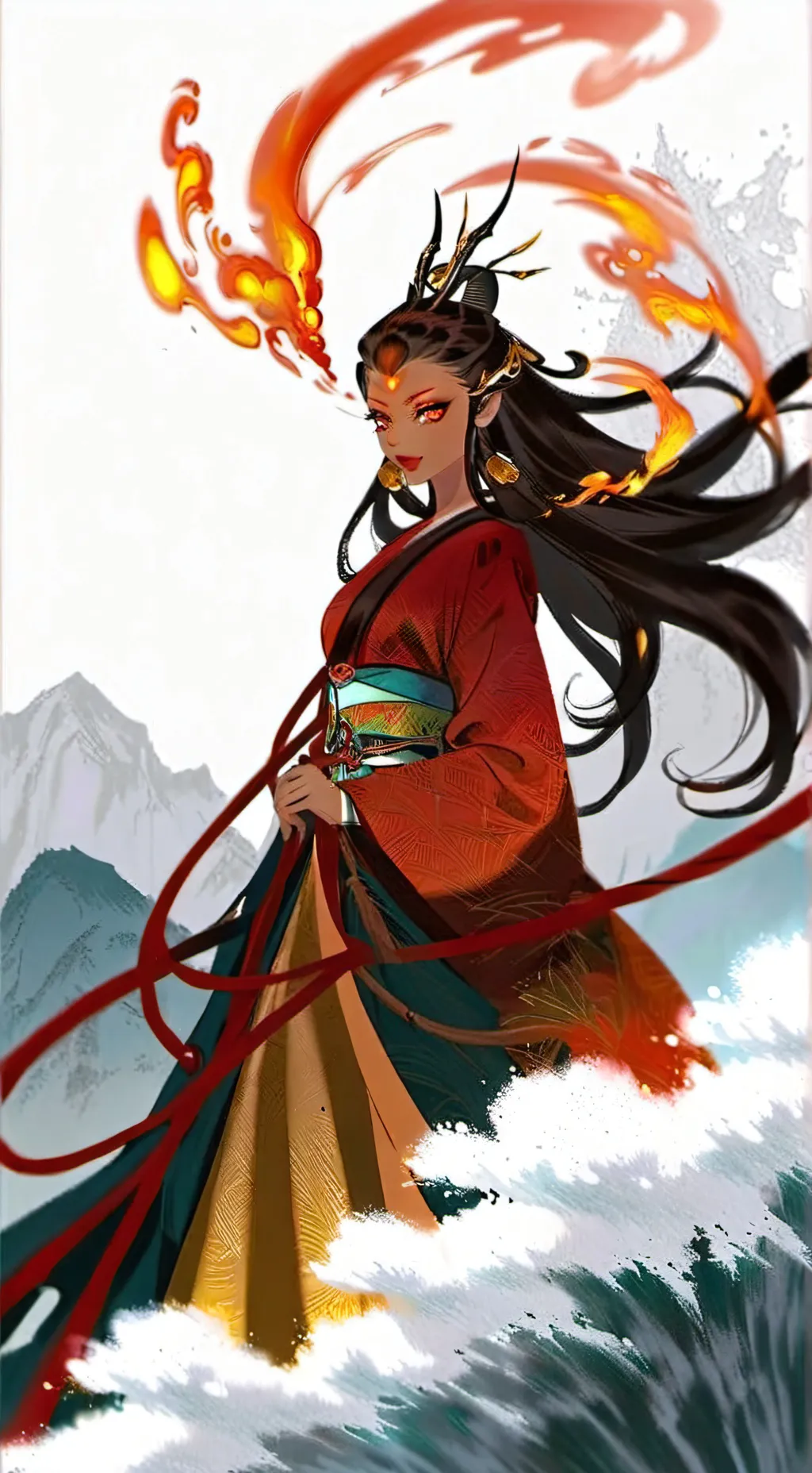 ai character: Akari background