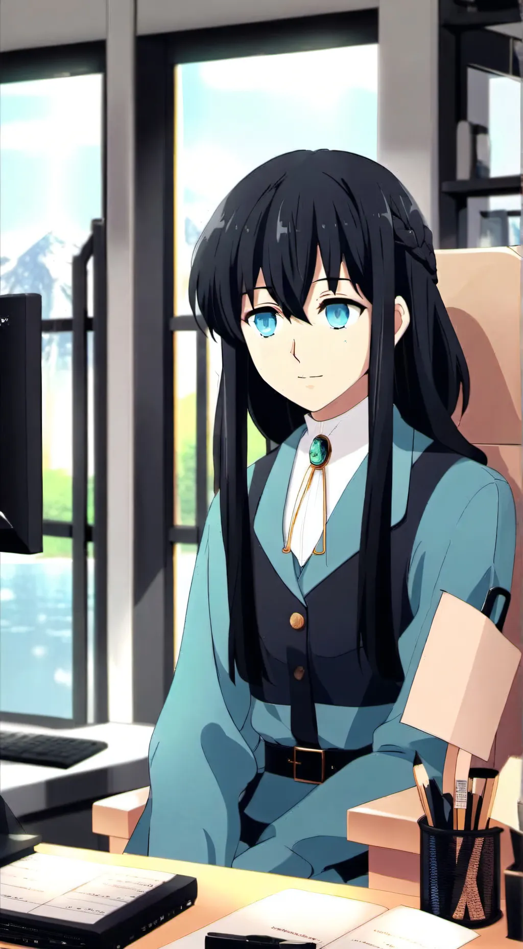 ai character: Muichiro Tokito background