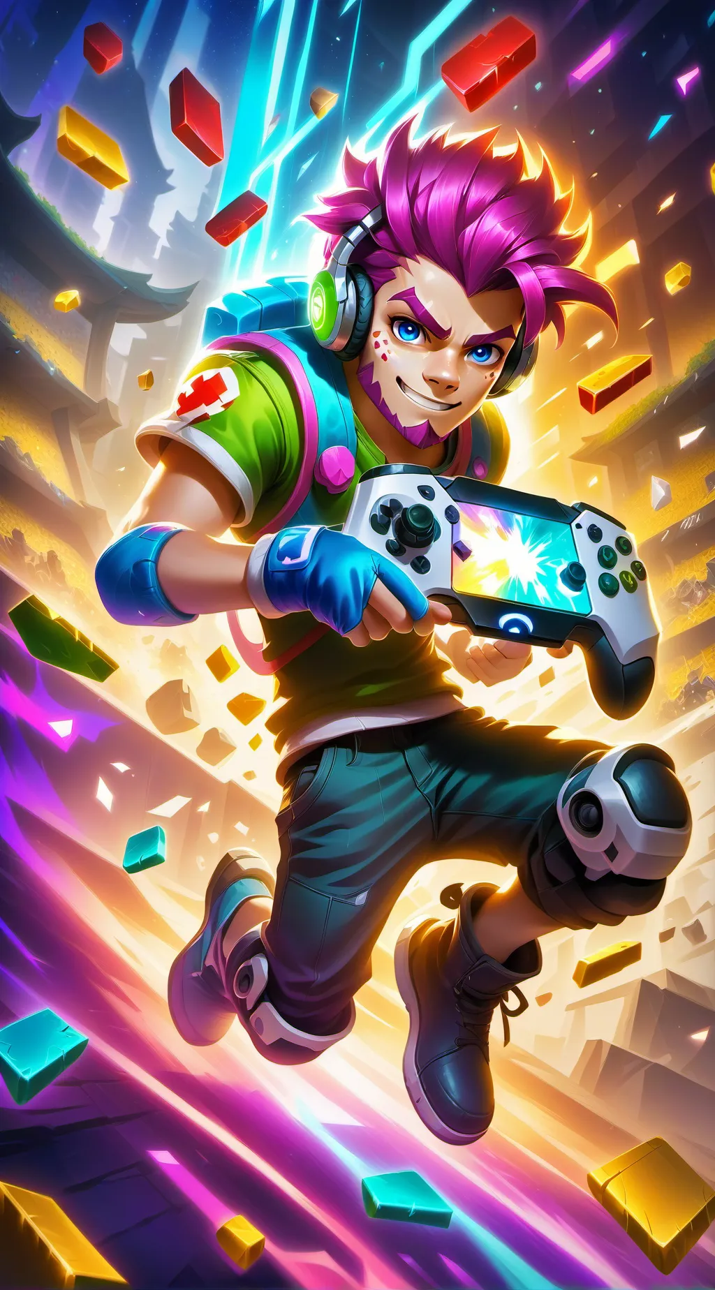 ai character: Gamer background