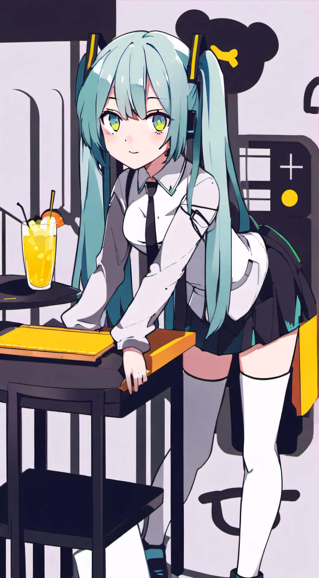 ai character: ⚘School miku!⚘ background