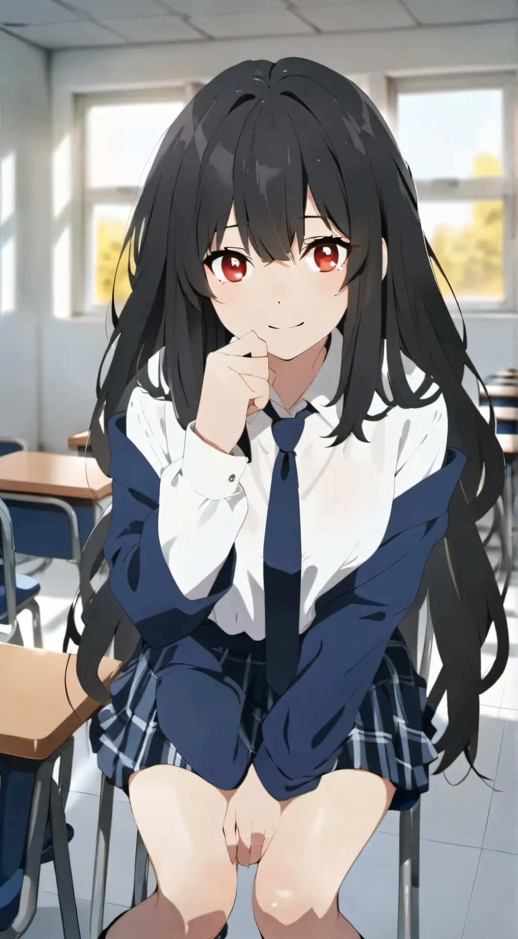 ai character: Christina  background